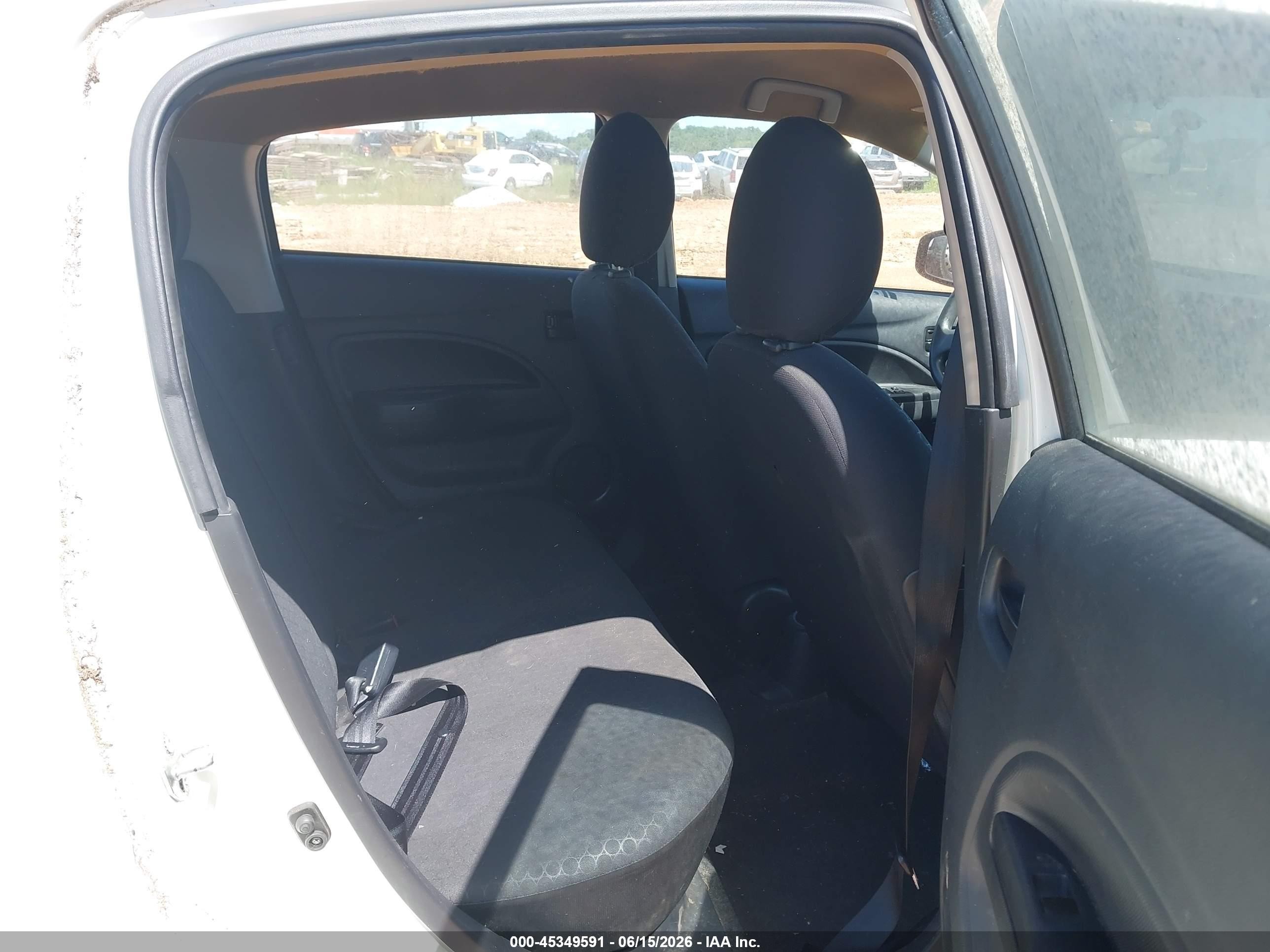 2015 Mitsubishi Mirage De Белый vin: ML32A3HJ0FH032254