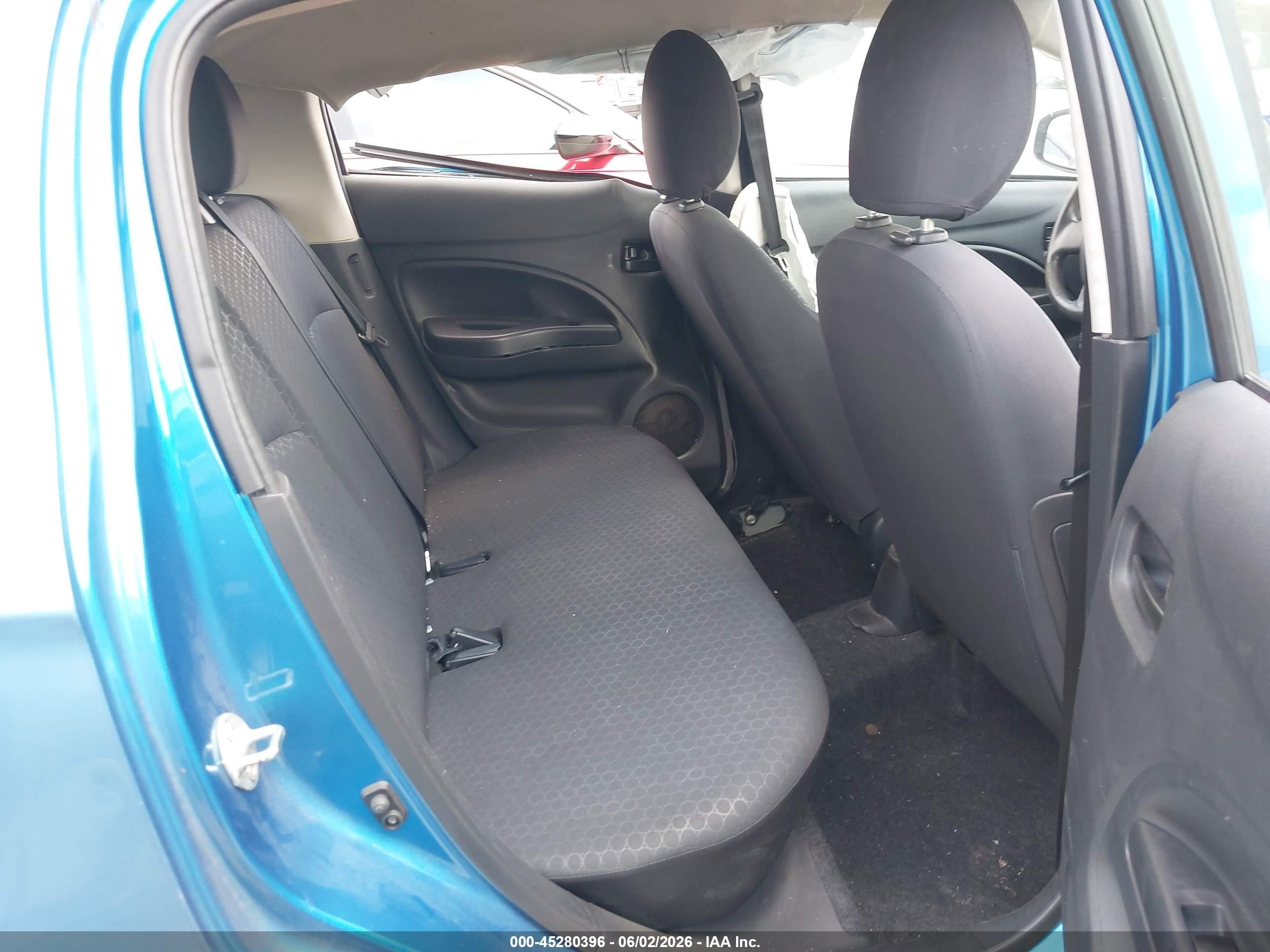 2015 Mitsubishi Mirage De Blue vin: ML32A3HJ0FH048700