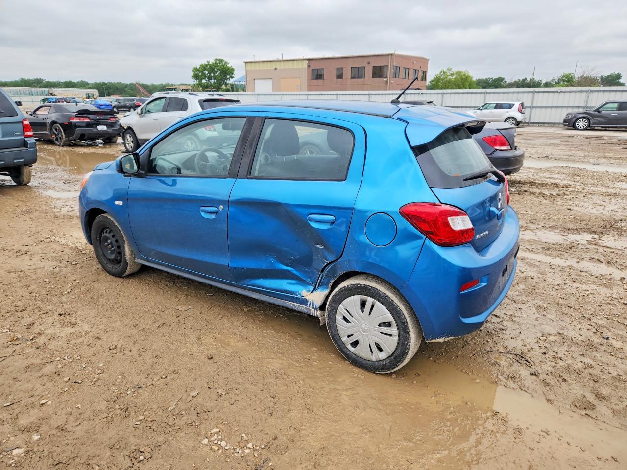 2020 Mitsubishi Mirage Es Blue vin: ML32A3HJ0LH003395