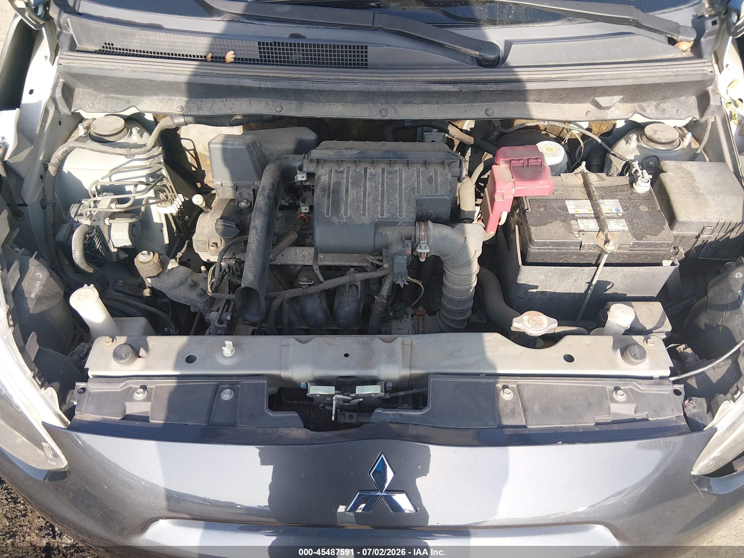 2014 Mitsubishi Mirage De Gray vin: ML32A3HJ1EH013579