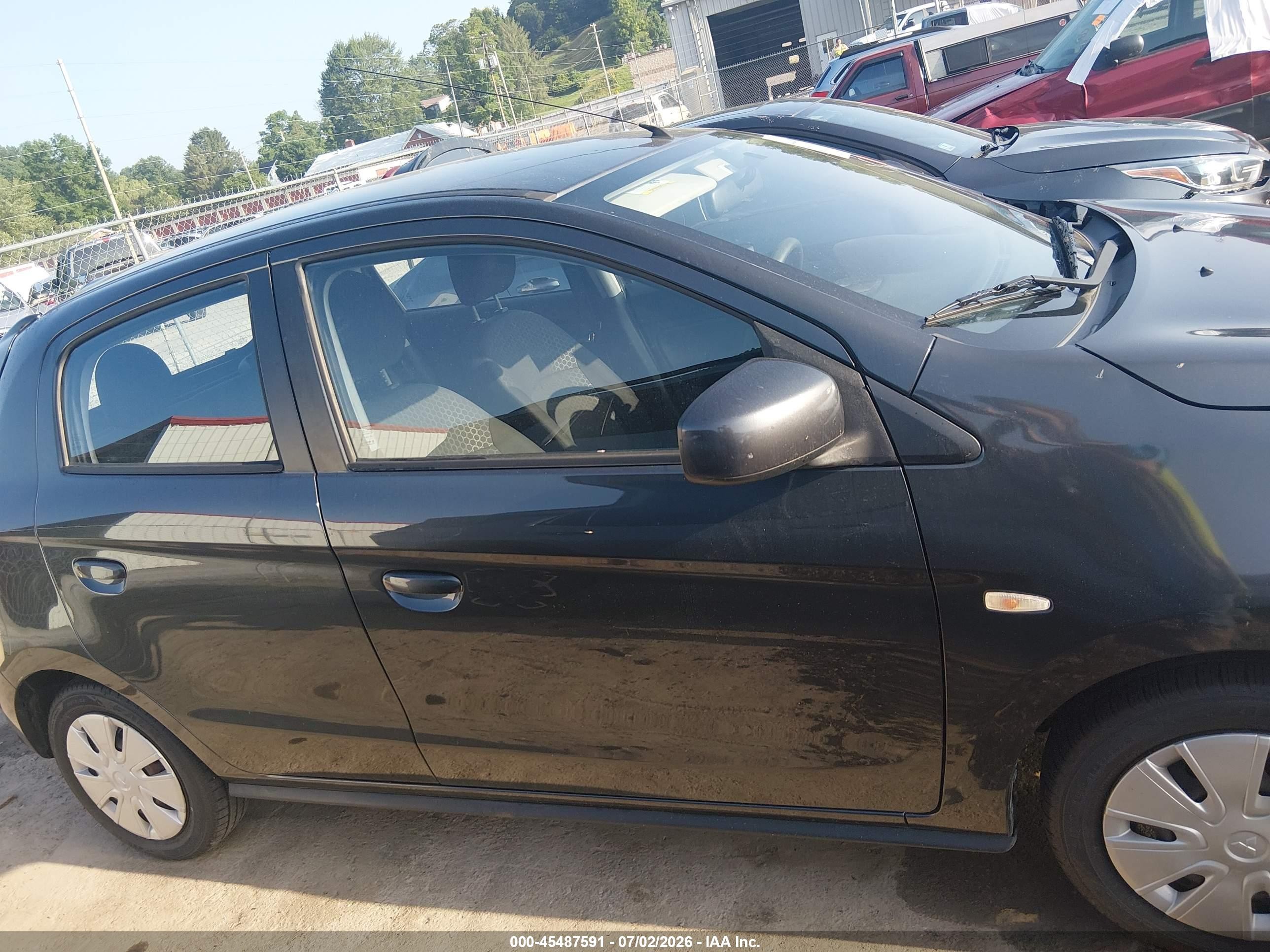 2014 Mitsubishi Mirage De Gray vin: ML32A3HJ1EH013579