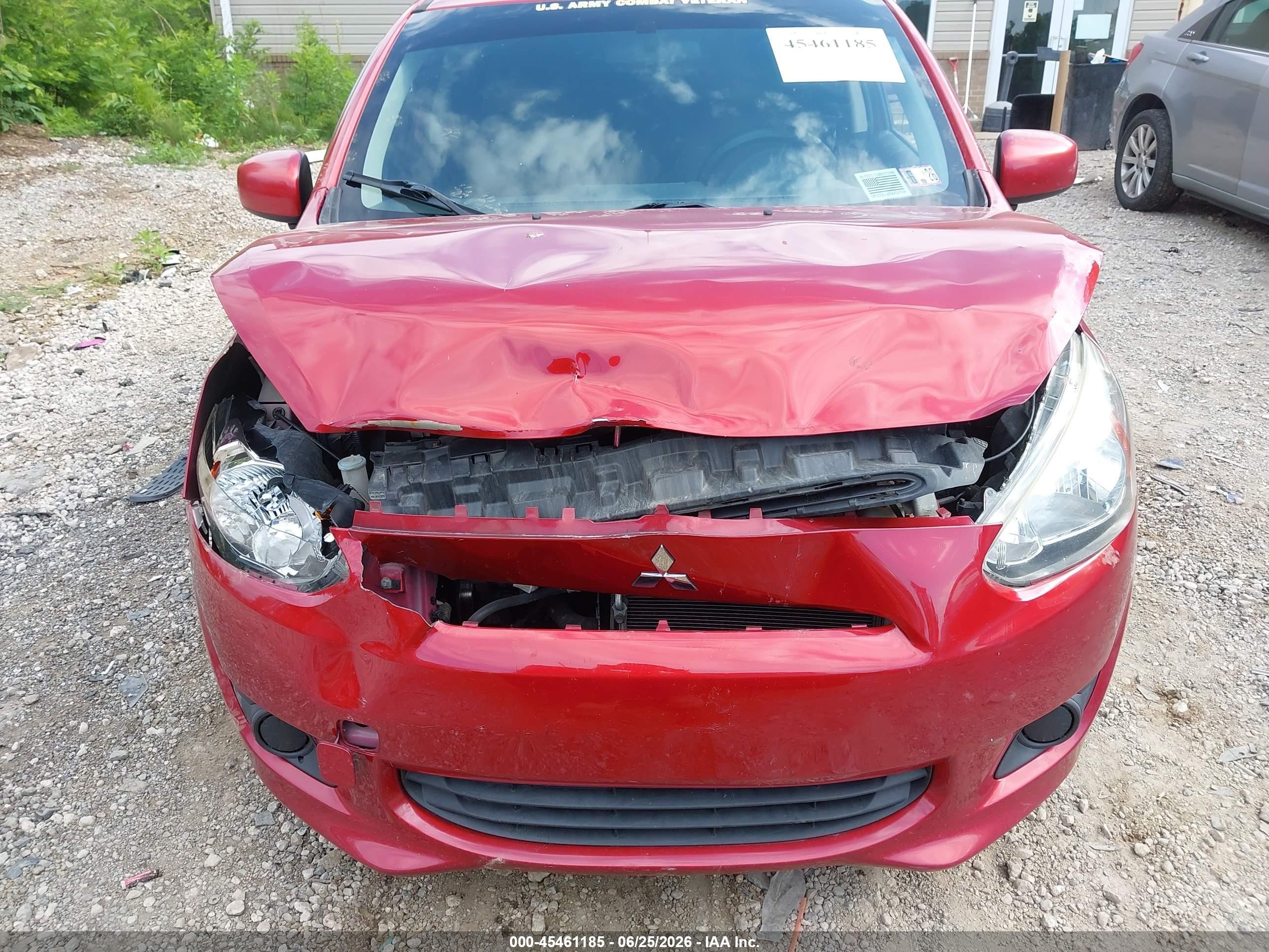 2014 Mitsubishi Mirage De Red vin: ML32A3HJ1EH018779