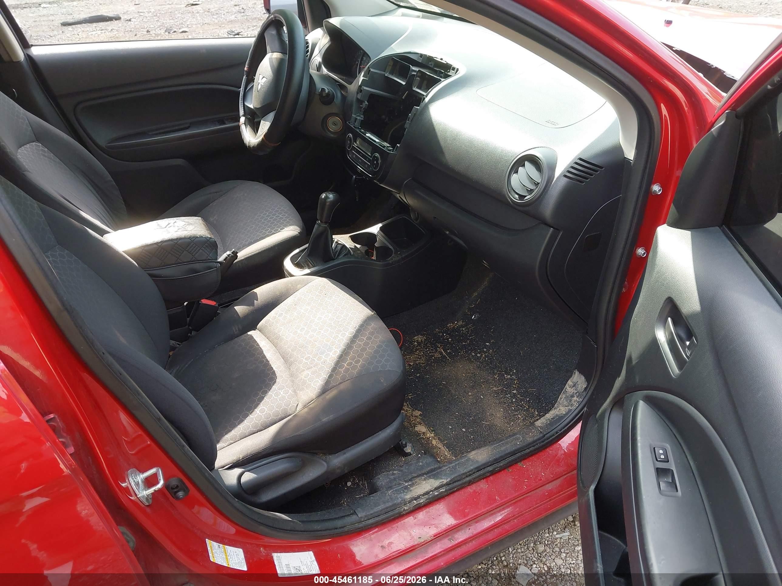 2014 Mitsubishi Mirage De Red vin: ML32A3HJ1EH018779