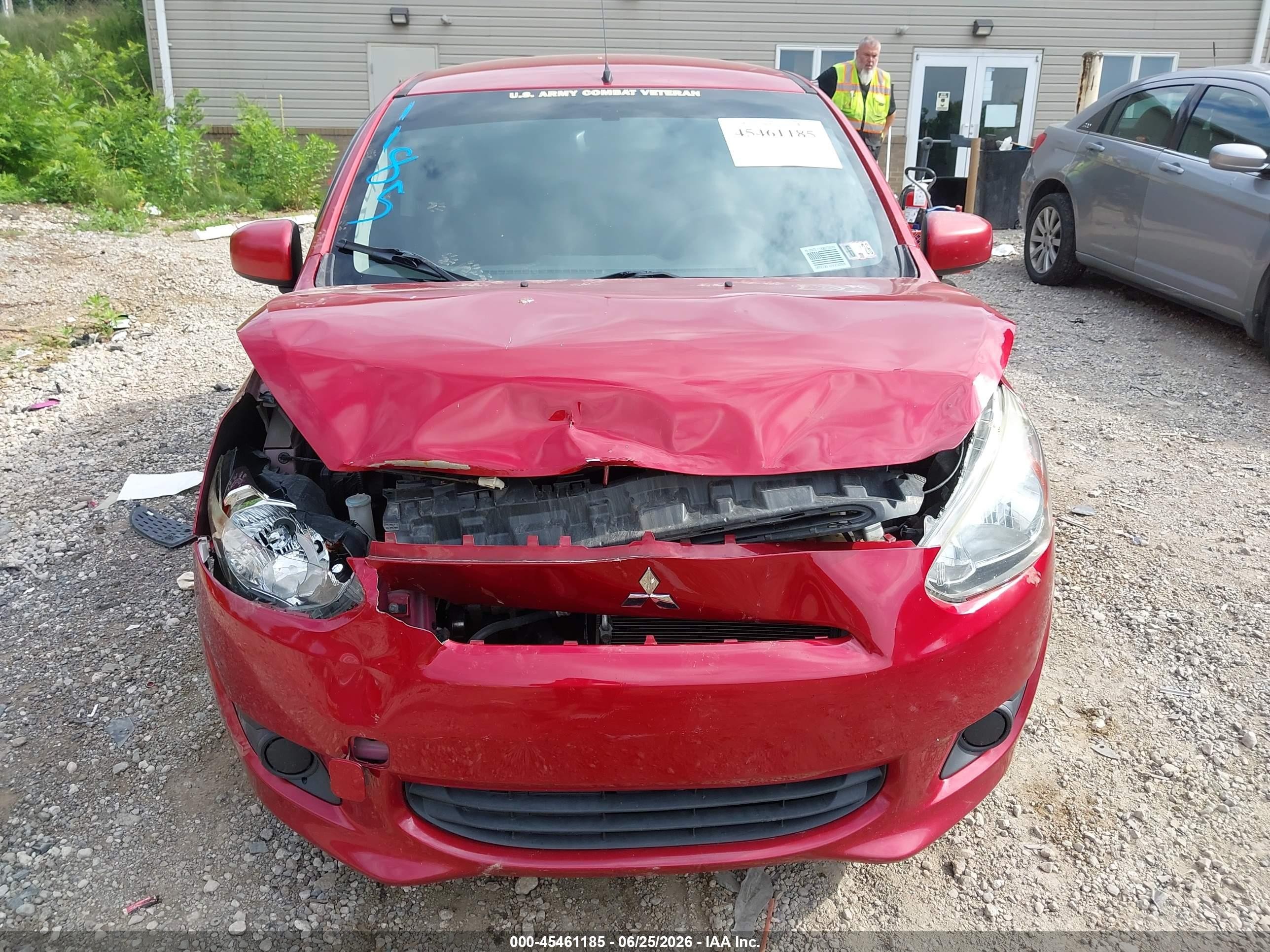 2014 Mitsubishi Mirage De Red vin: ML32A3HJ1EH018779