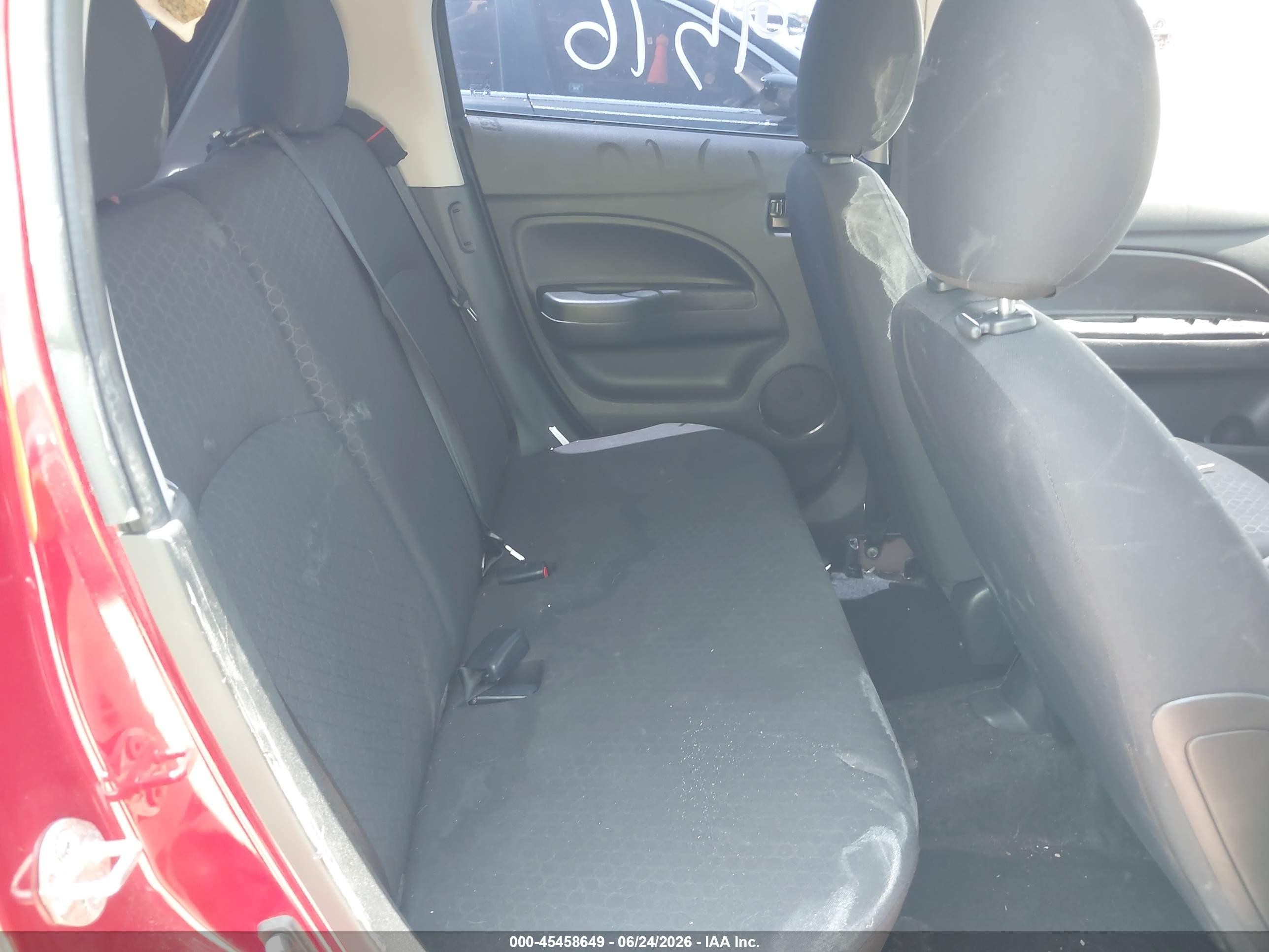2015 Mitsubishi Mirage De Red vin: ML32A3HJ1FH043750