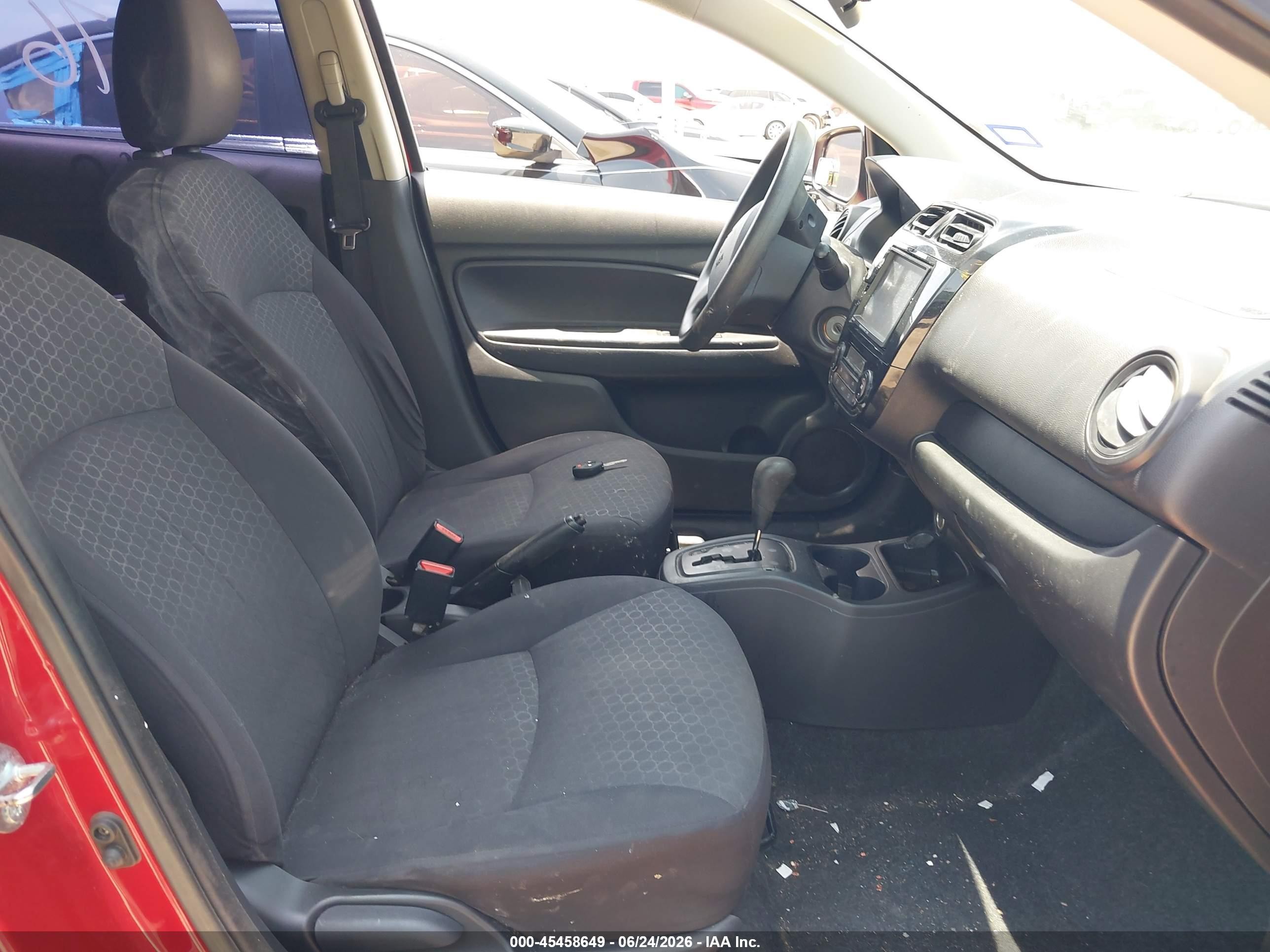 2015 Mitsubishi Mirage De Red vin: ML32A3HJ1FH043750