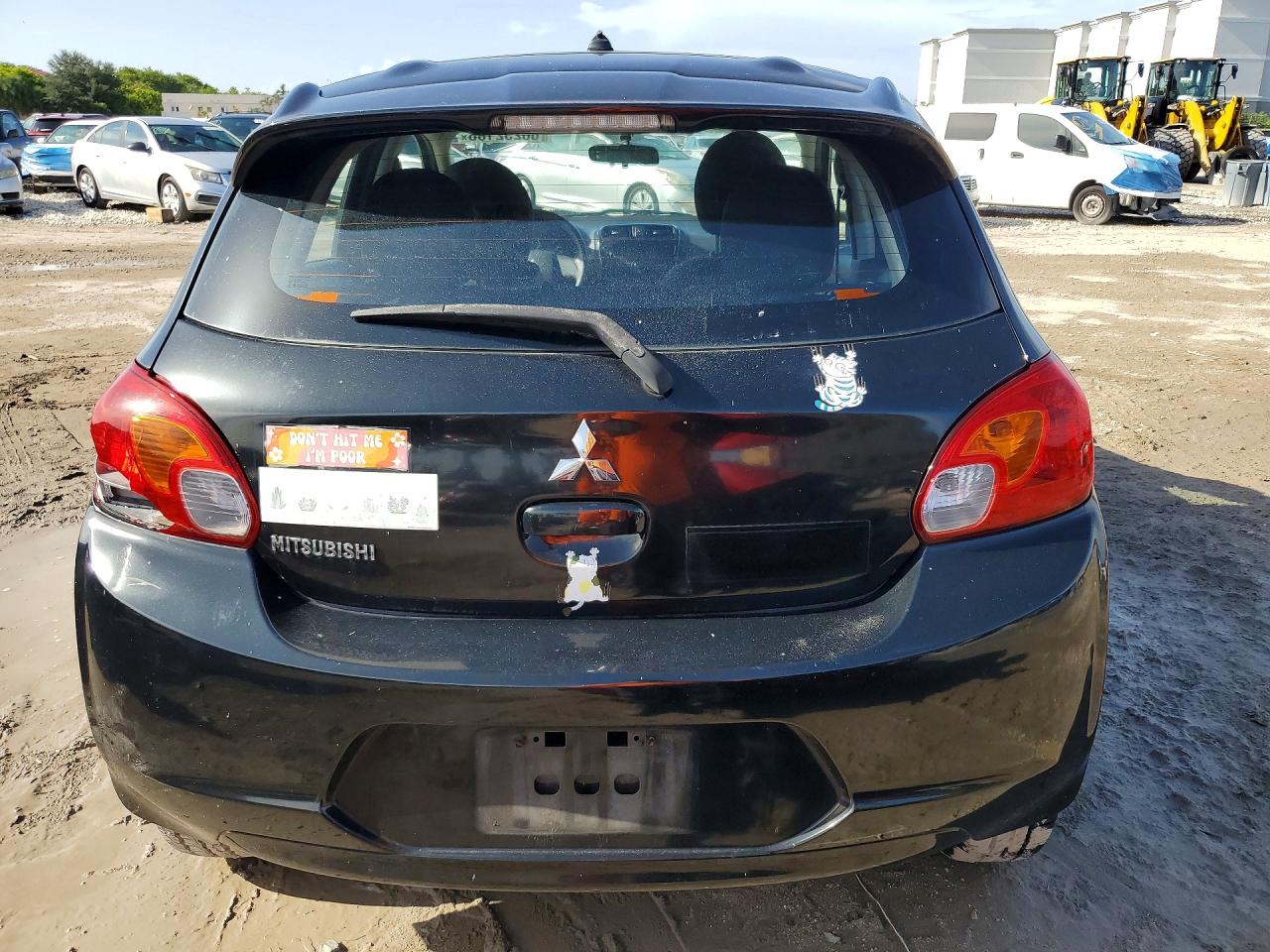 2015 Mitsubishi Mirage De Black vin: ML32A3HJ1FH047121
