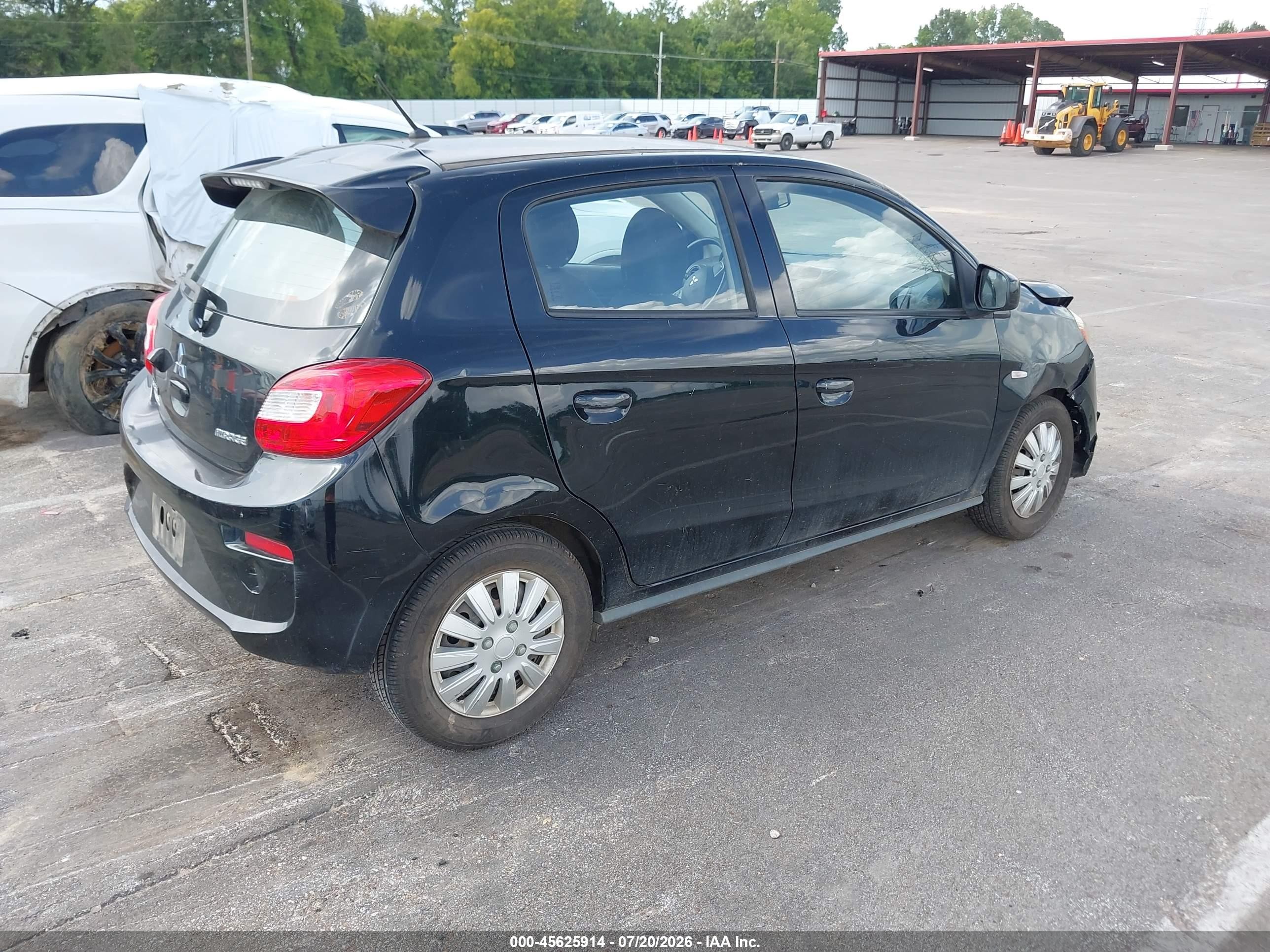 2018 Mitsubishi Mirage Es Black vin: ML32A3HJ1JH002690