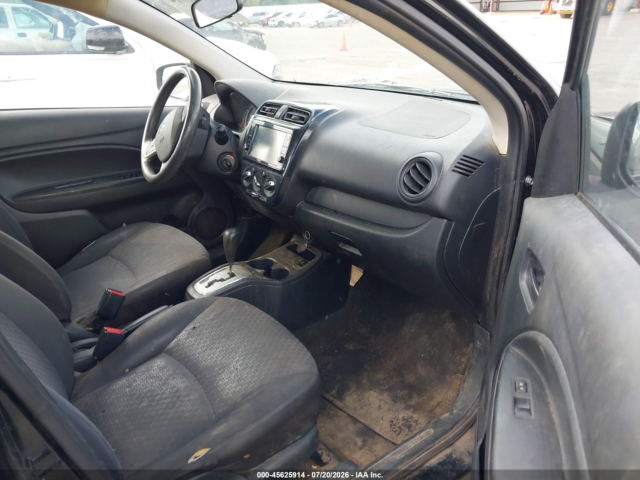 2018 Mitsubishi Mirage Es Black vin: ML32A3HJ1JH002690