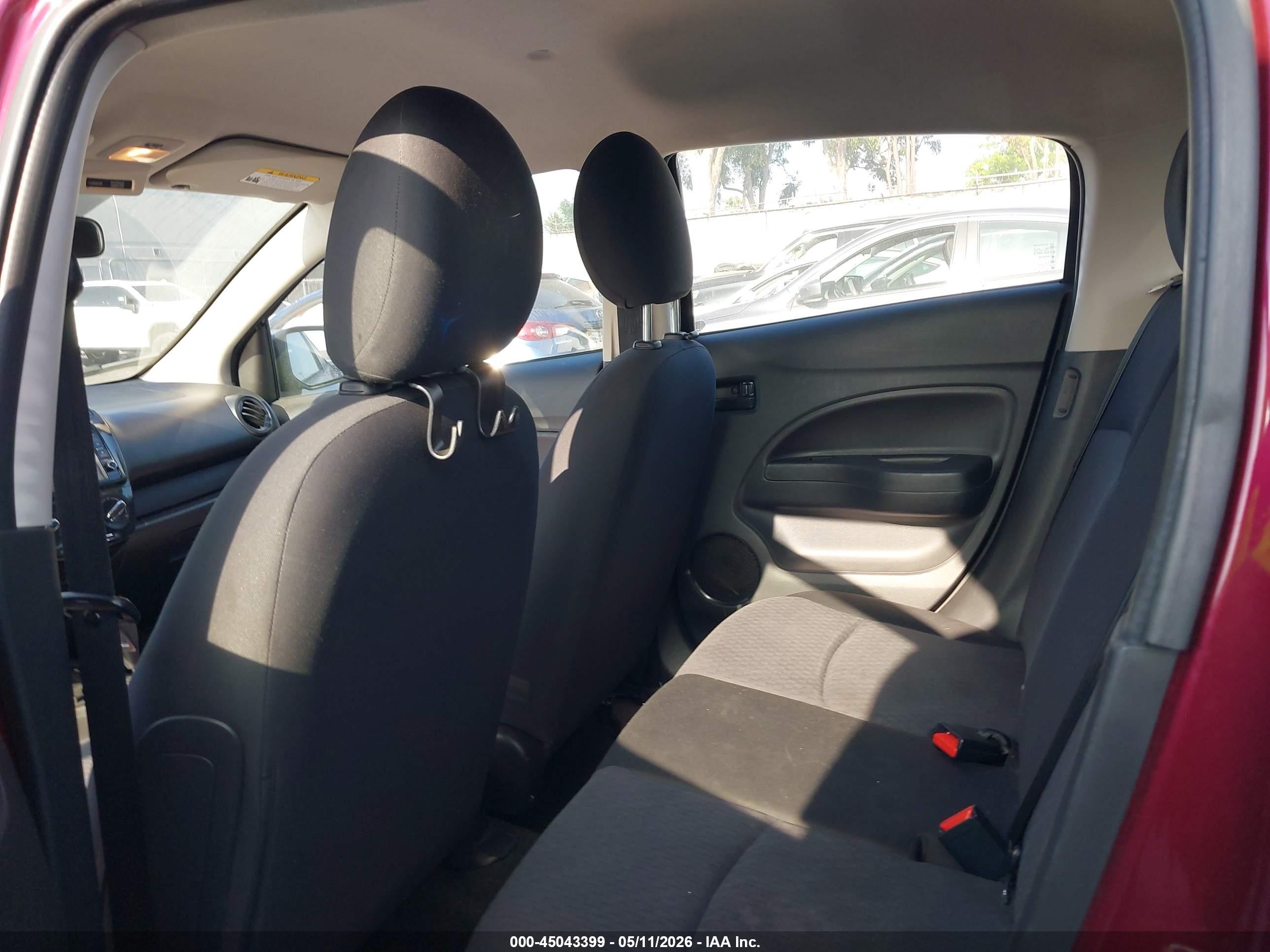 2019 Mitsubishi Mirage Es/rf Бордовый vin: ML32A3HJ1KH014842