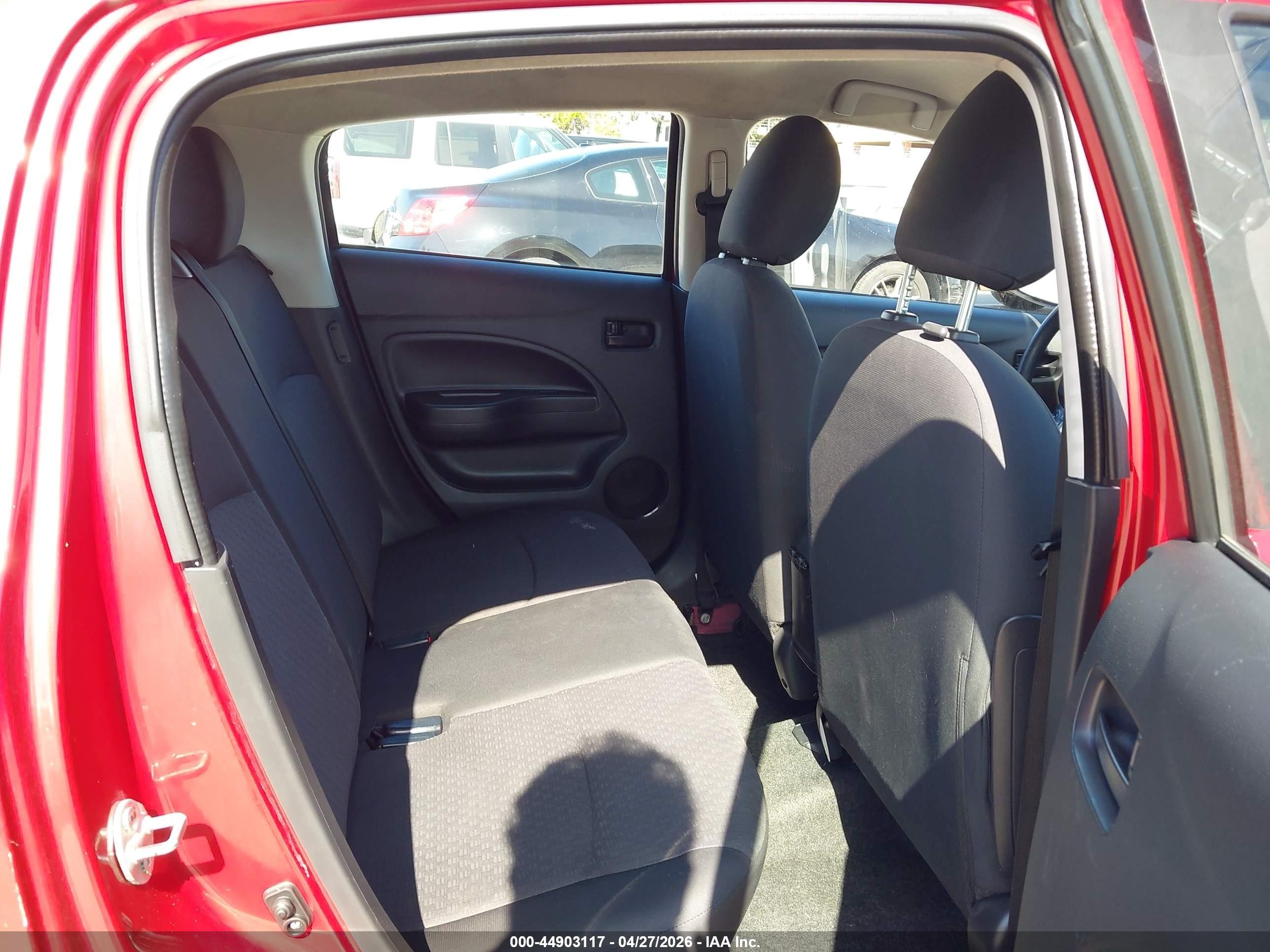 2019 Mitsubishi Mirage Es/rf Красный vin: ML32A3HJ1KH015098