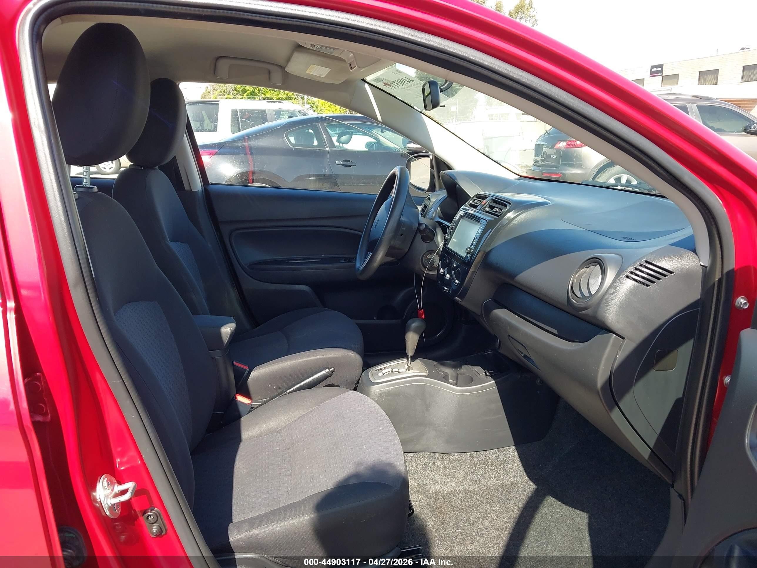 2019 Mitsubishi Mirage Es/rf Красный vin: ML32A3HJ1KH015098
