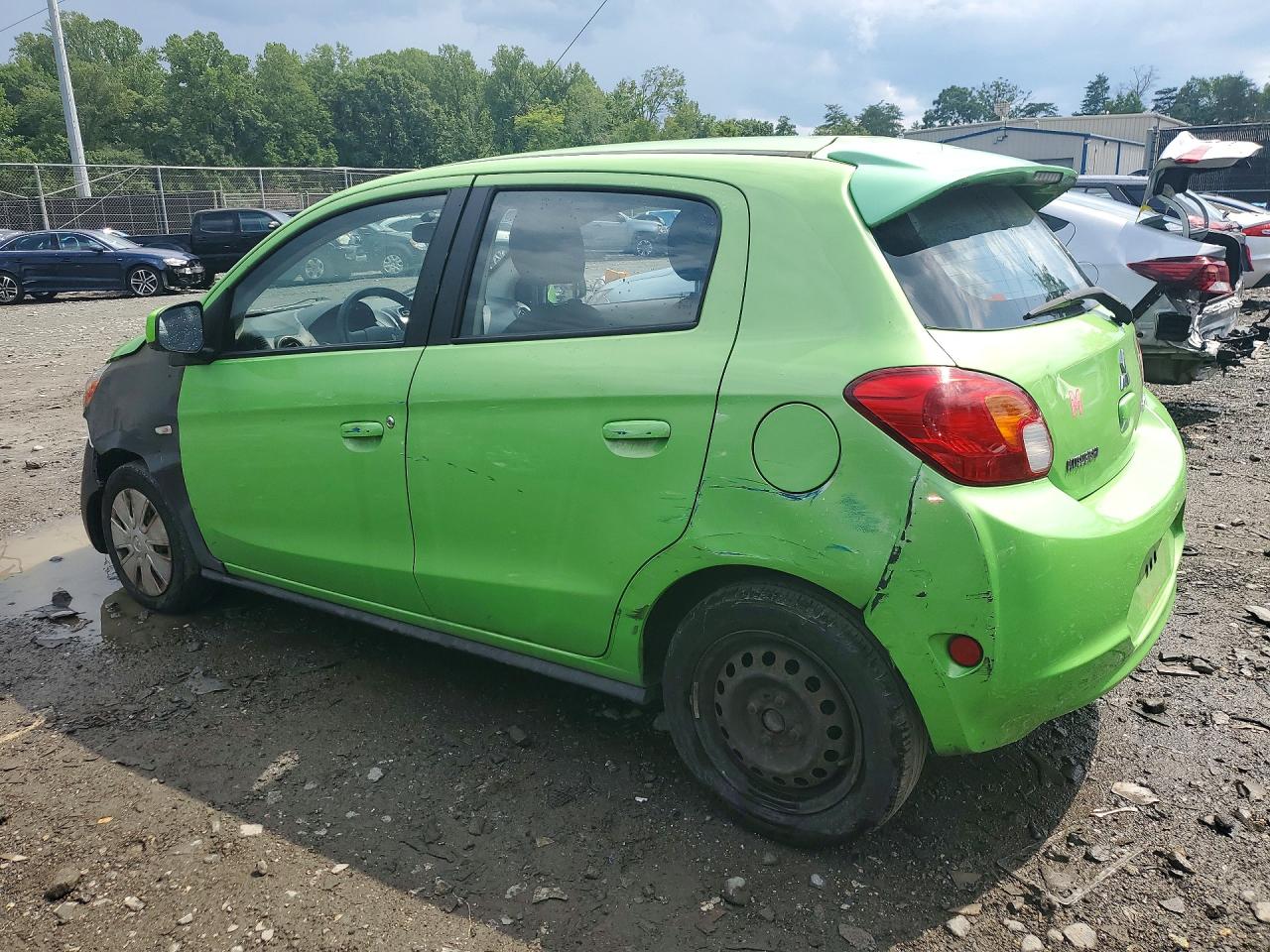 2014 Mitsubishi Mirage De Green vin: ML32A3HJ2EH006771