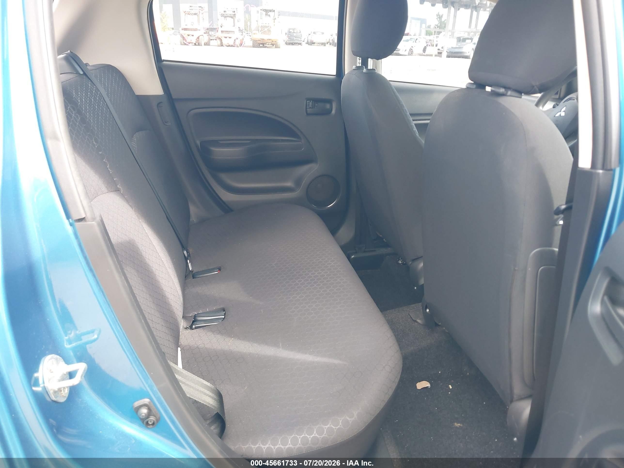 2014 Mitsubishi Mirage De Blue vin: ML32A3HJ2EH006964