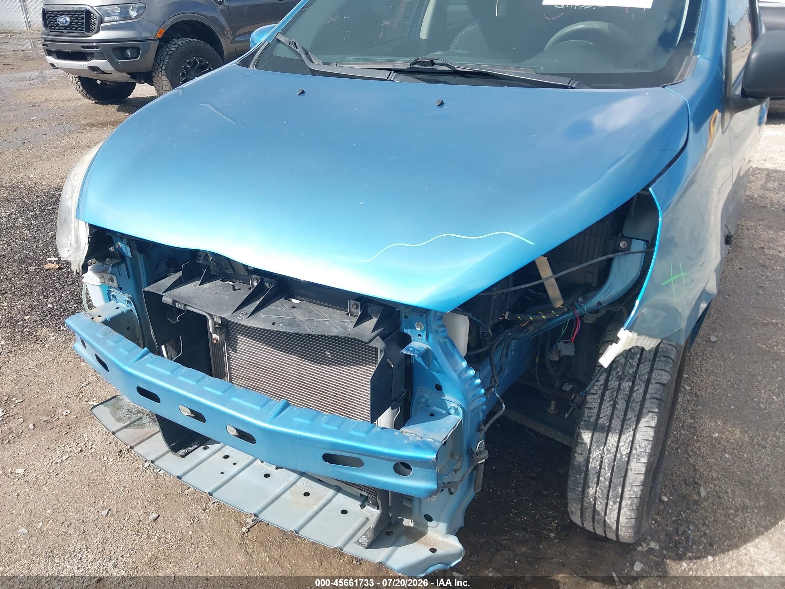 2014 Mitsubishi Mirage De Blue vin: ML32A3HJ2EH006964