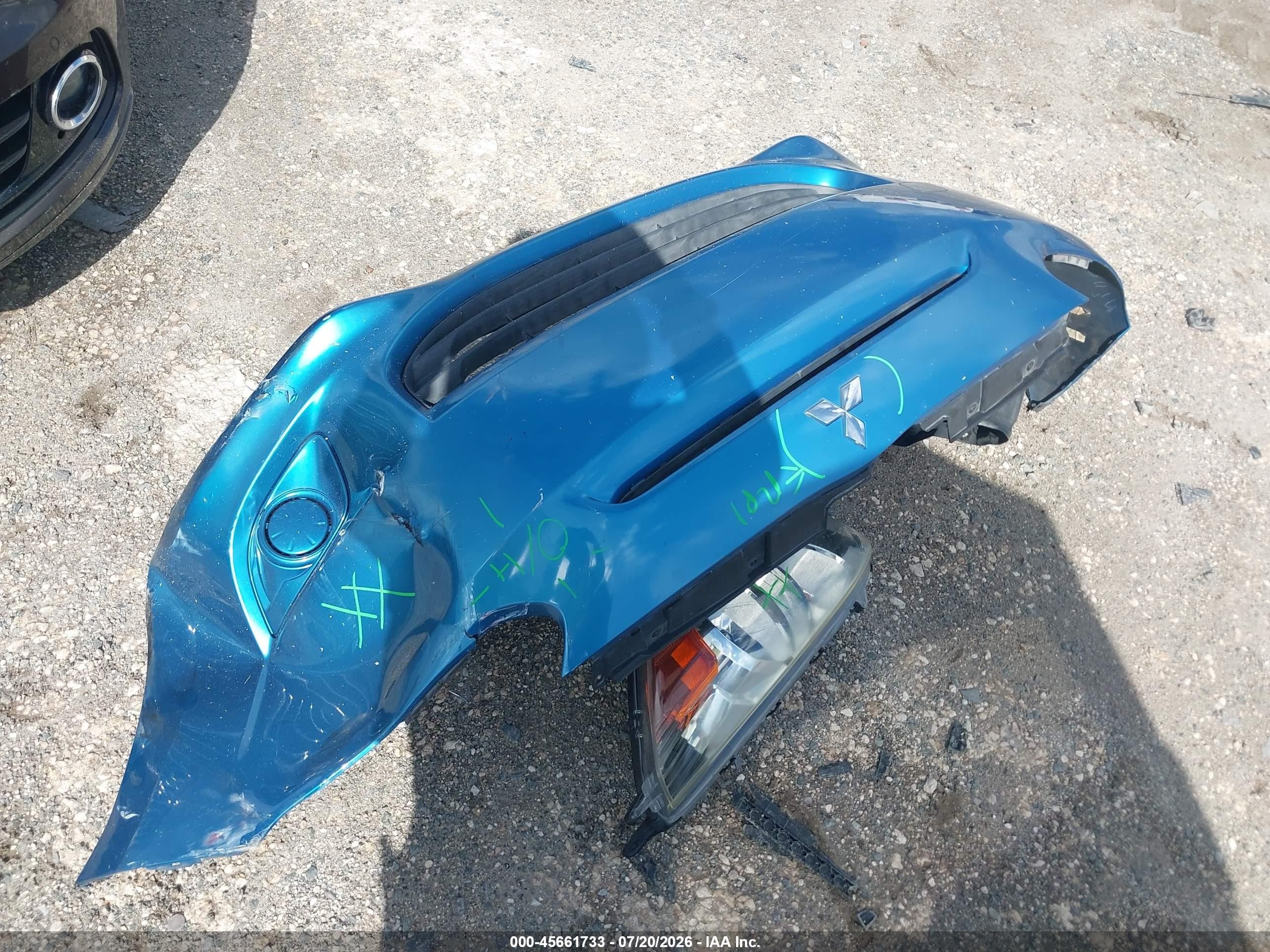 2014 Mitsubishi Mirage De Blue vin: ML32A3HJ2EH006964