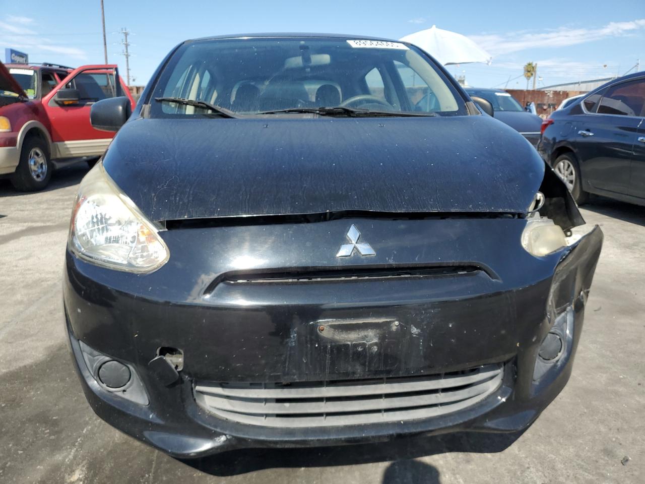 2015 Mitsubishi Mirage De Black vin: ML32A3HJ2FH011812