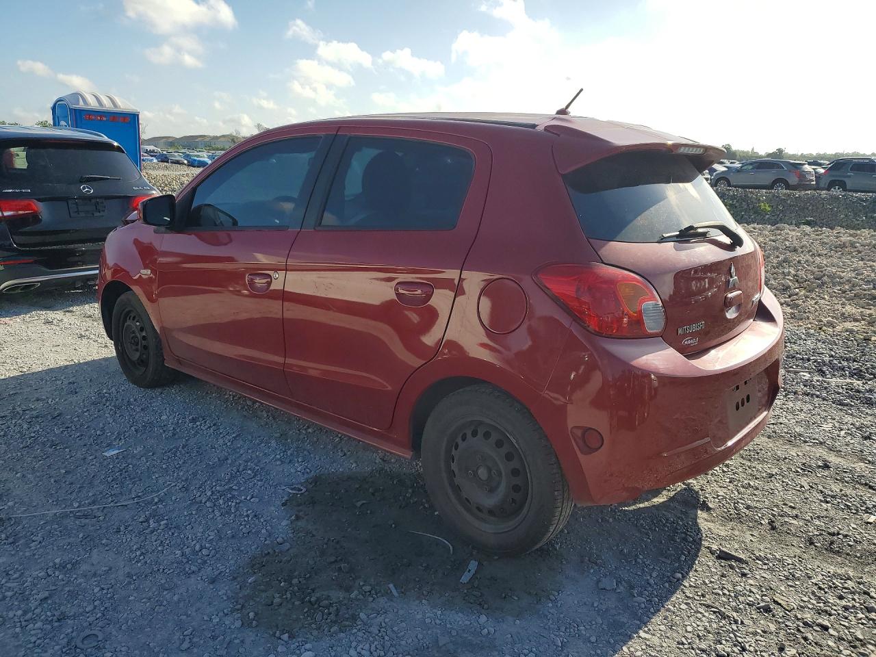2015 Mitsubishi Mirage De Red vin: ML32A3HJ2FH037083