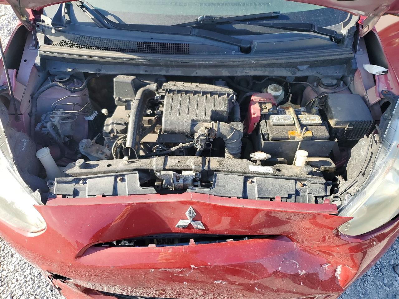 2015 Mitsubishi Mirage De Red vin: ML32A3HJ2FH037083