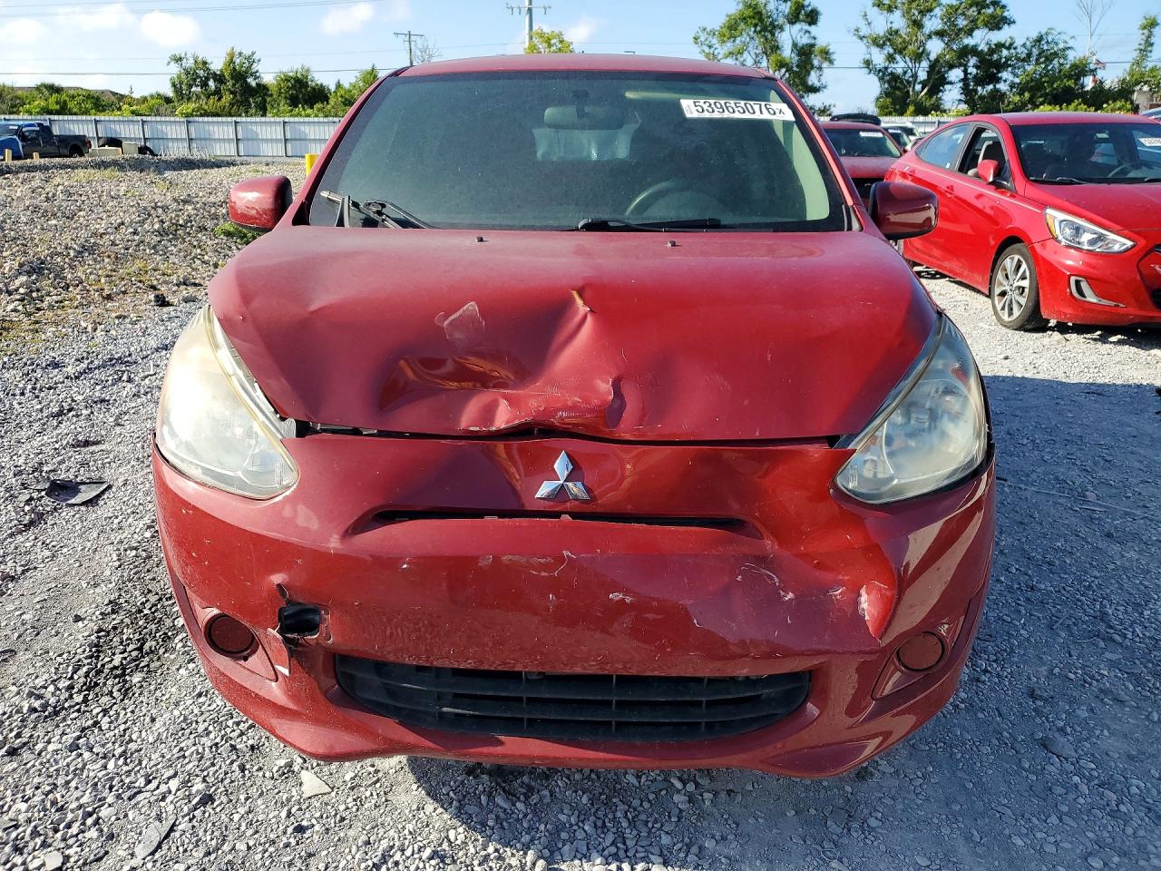 2015 Mitsubishi Mirage De Red vin: ML32A3HJ2FH037083