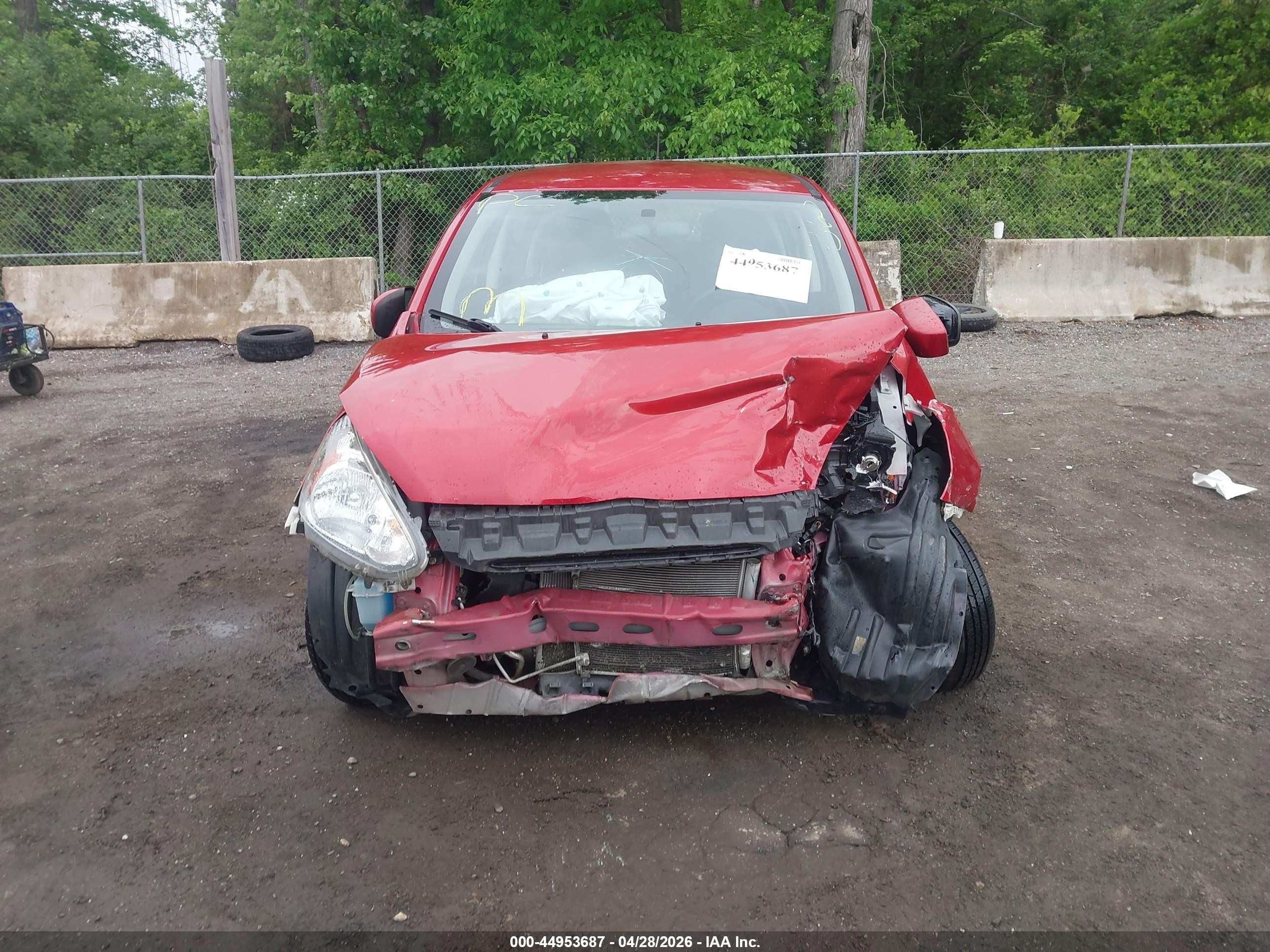 2015 Mitsubishi Mirage De/rf Red vin: ML32A3HJ2FH045927