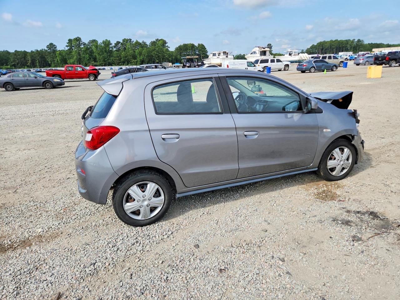 2020 Mitsubishi Mirage Es Gray vin: ML32A3HJ2LH004368