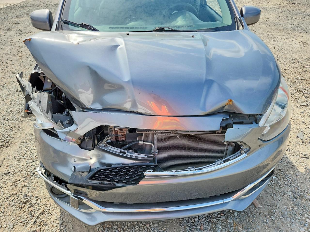 2020 Mitsubishi Mirage Es Gray vin: ML32A3HJ2LH004368