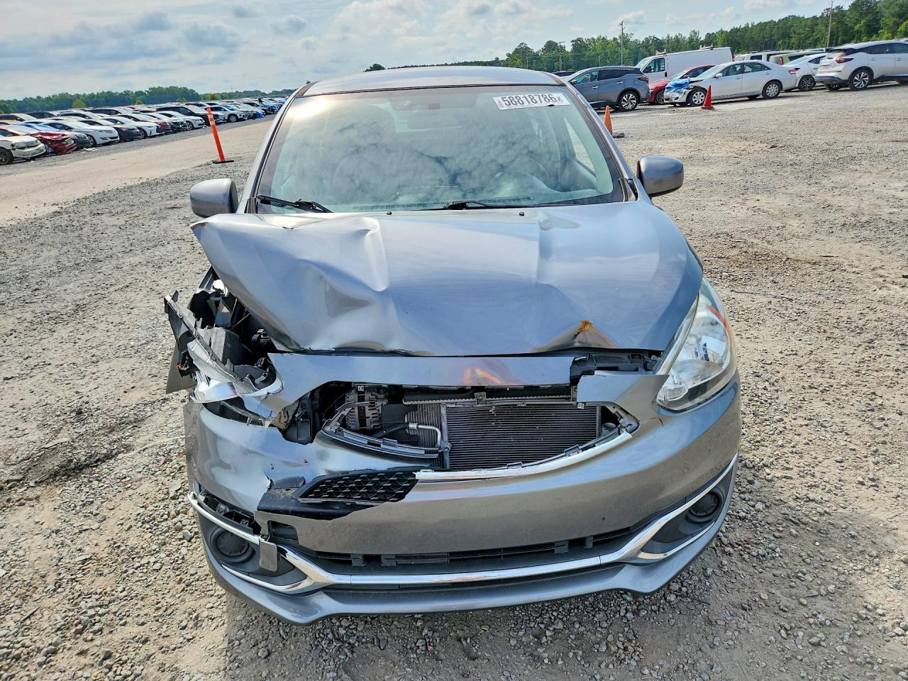 2020 Mitsubishi Mirage Es Gray vin: ML32A3HJ2LH004368