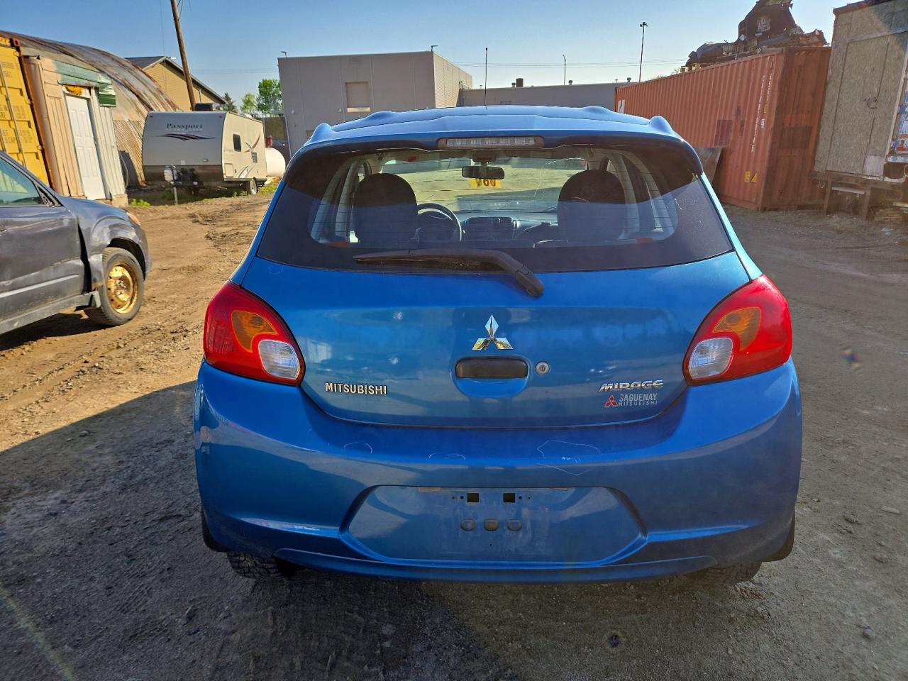 2014 Mitsubishi Mirage De Blue vin: ML32A3HJ3EH004737