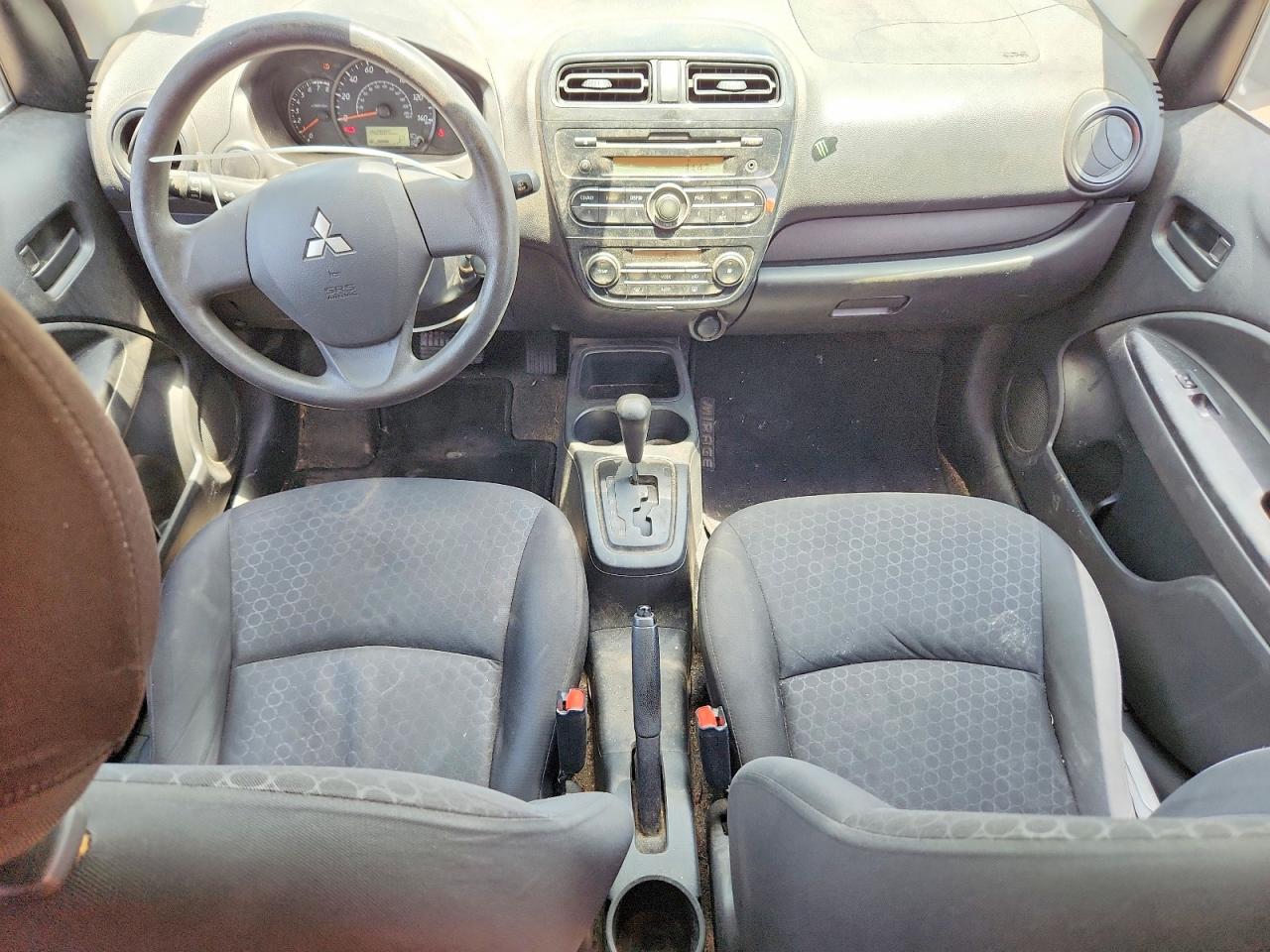 2014 Mitsubishi Mirage De White vin: ML32A3HJ3EH008495