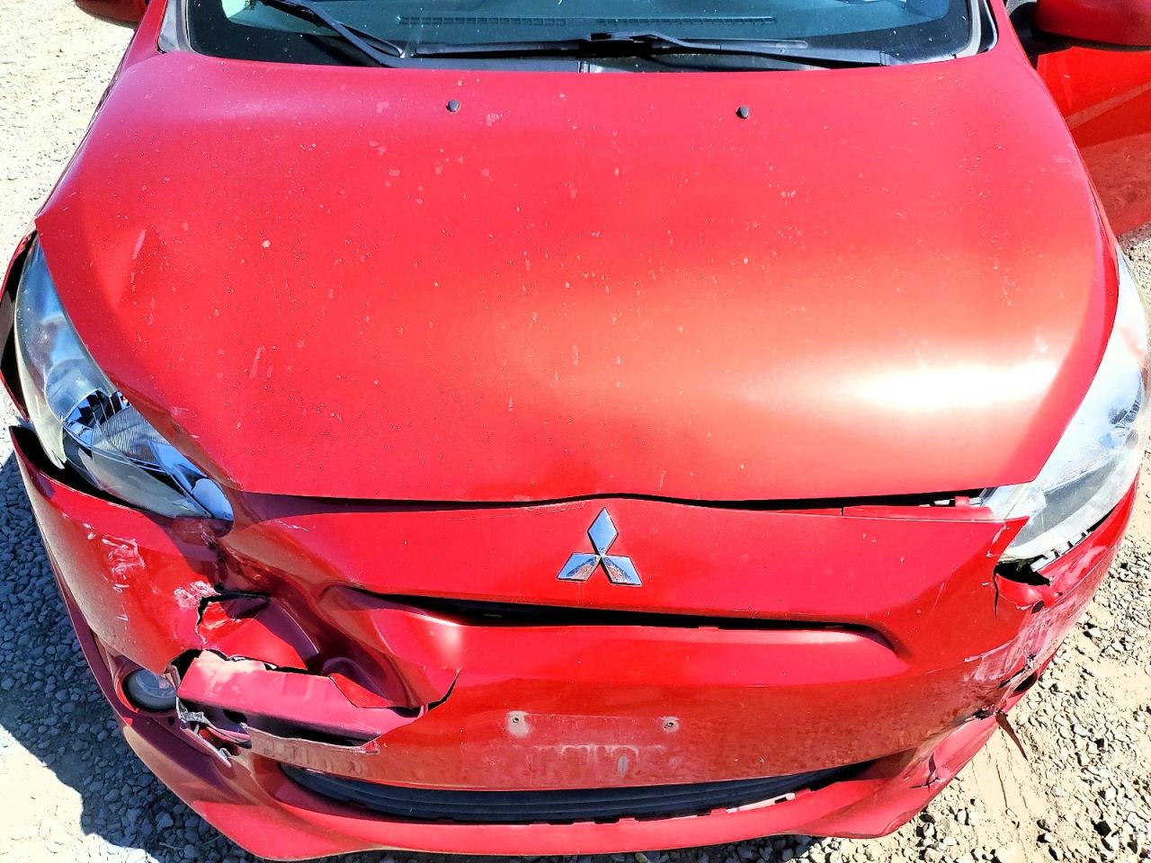 2015 Mitsubishi Mirage De Red vin: ML32A3HJ3FH000673