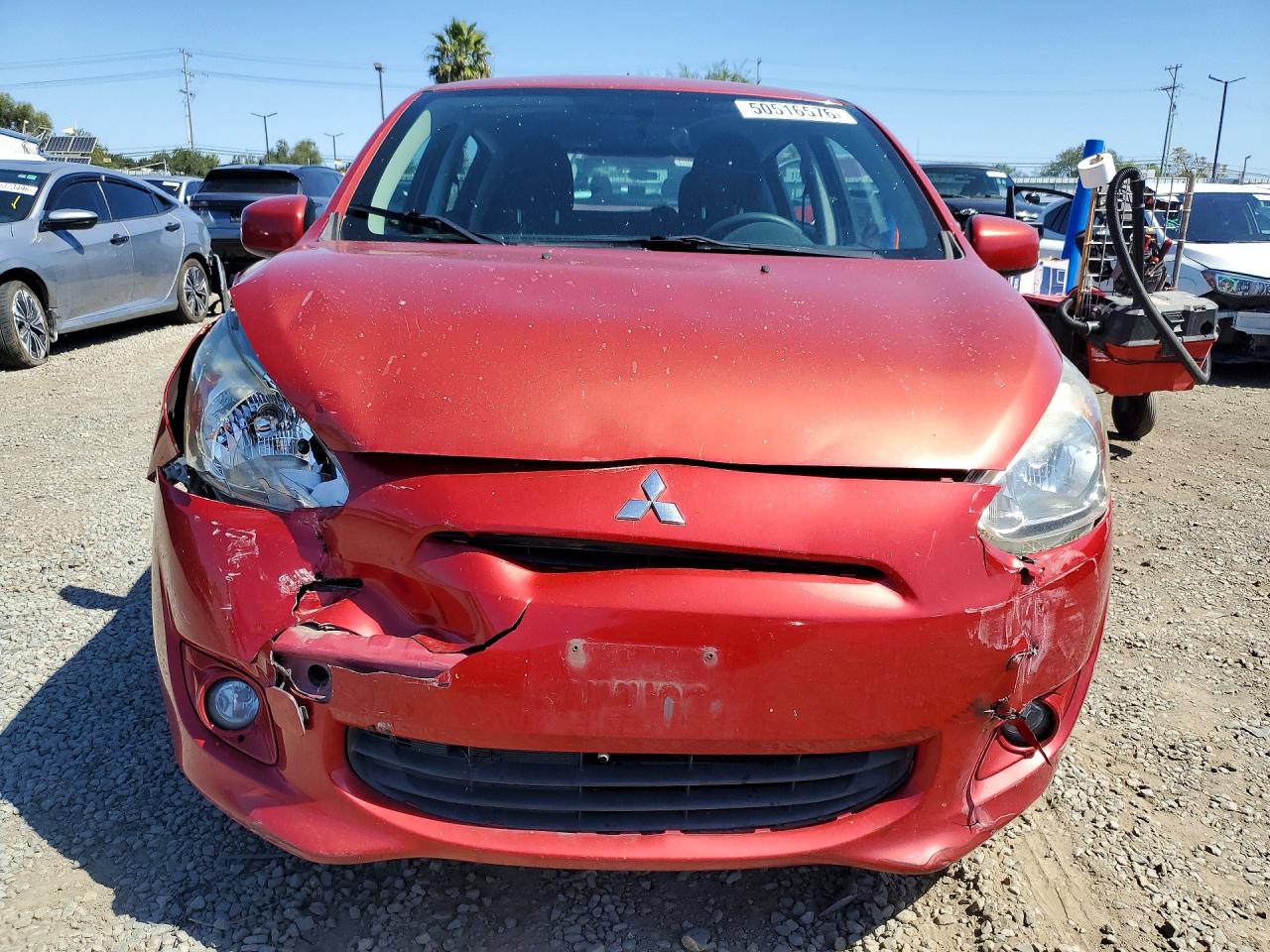 2015 Mitsubishi Mirage De Red vin: ML32A3HJ3FH000673