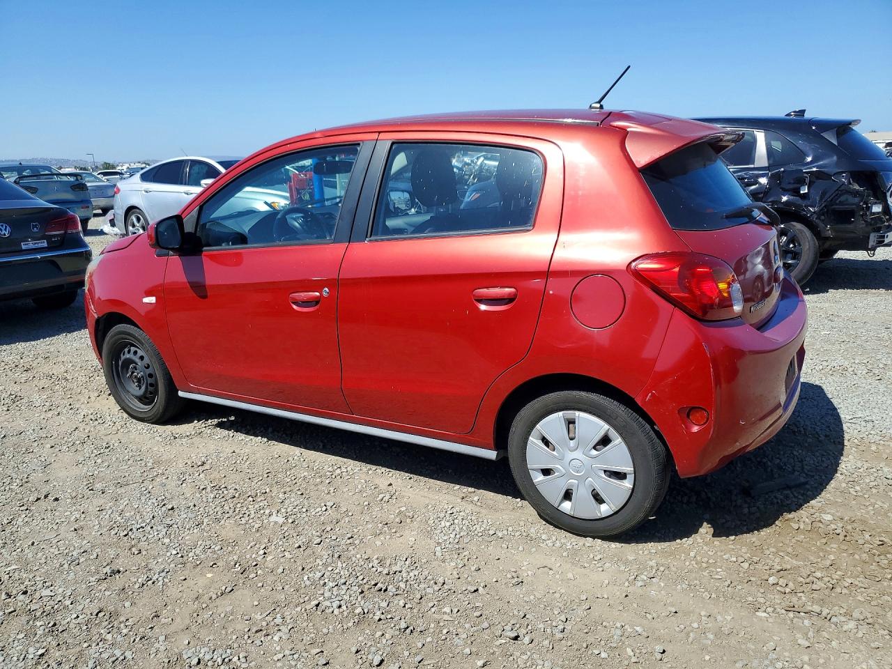 2015 Mitsubishi Mirage De Red vin: ML32A3HJ3FH000673