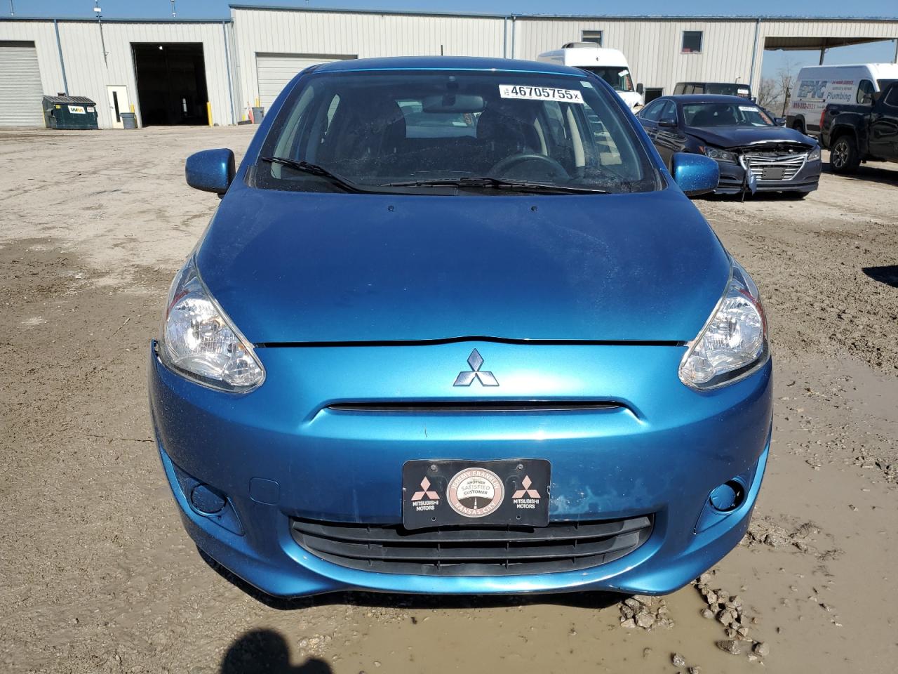 2015 Mitsubishi Mirage De Синий vin: ML32A3HJ3FH005050
