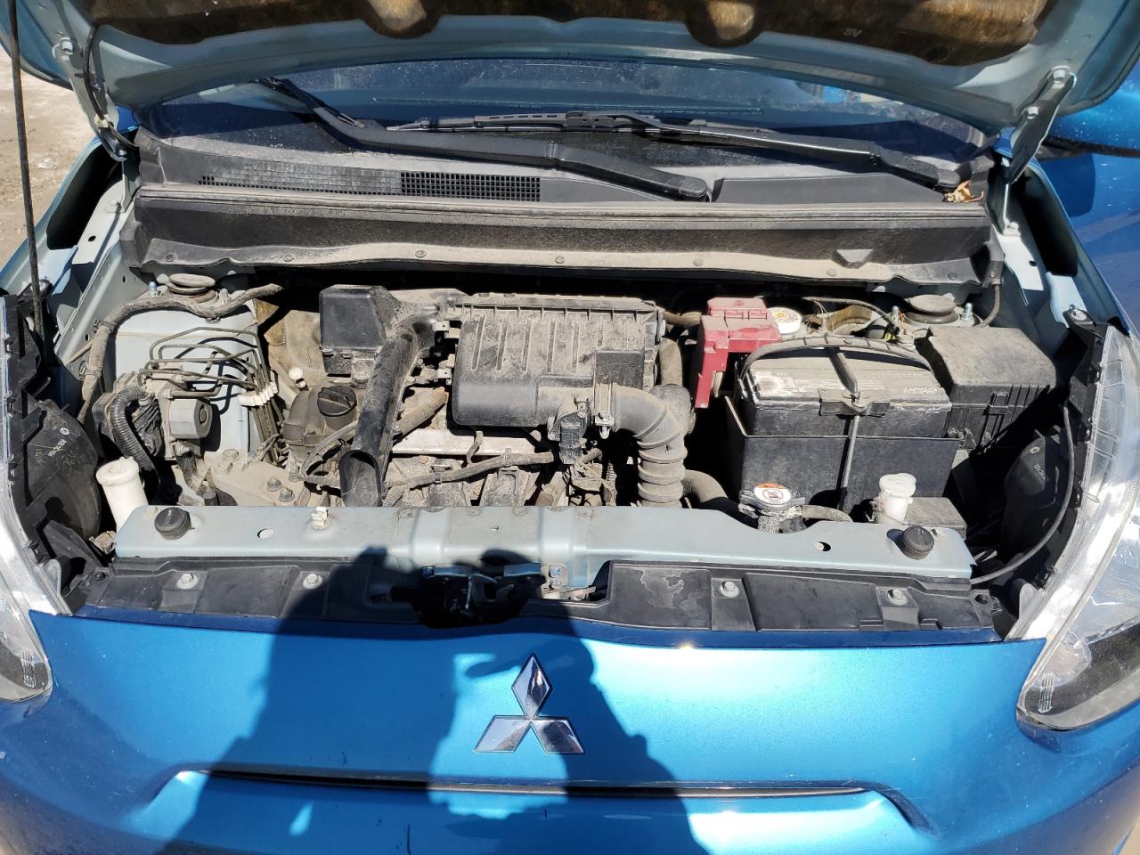 2015 Mitsubishi Mirage De Синий vin: ML32A3HJ3FH005050