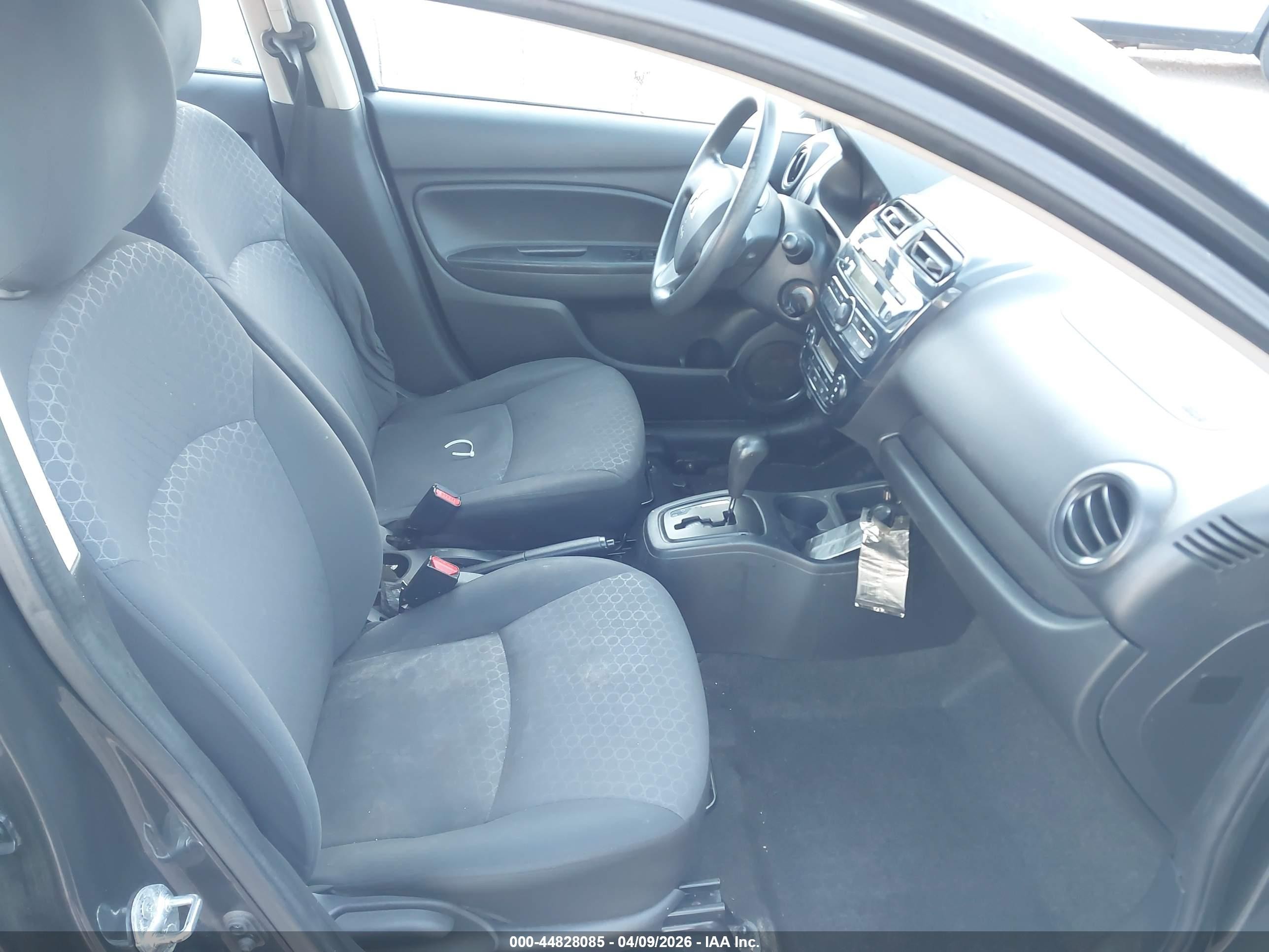 2015 Mitsubishi Mirage De/rf Gray vin: ML32A3HJ3FH007283