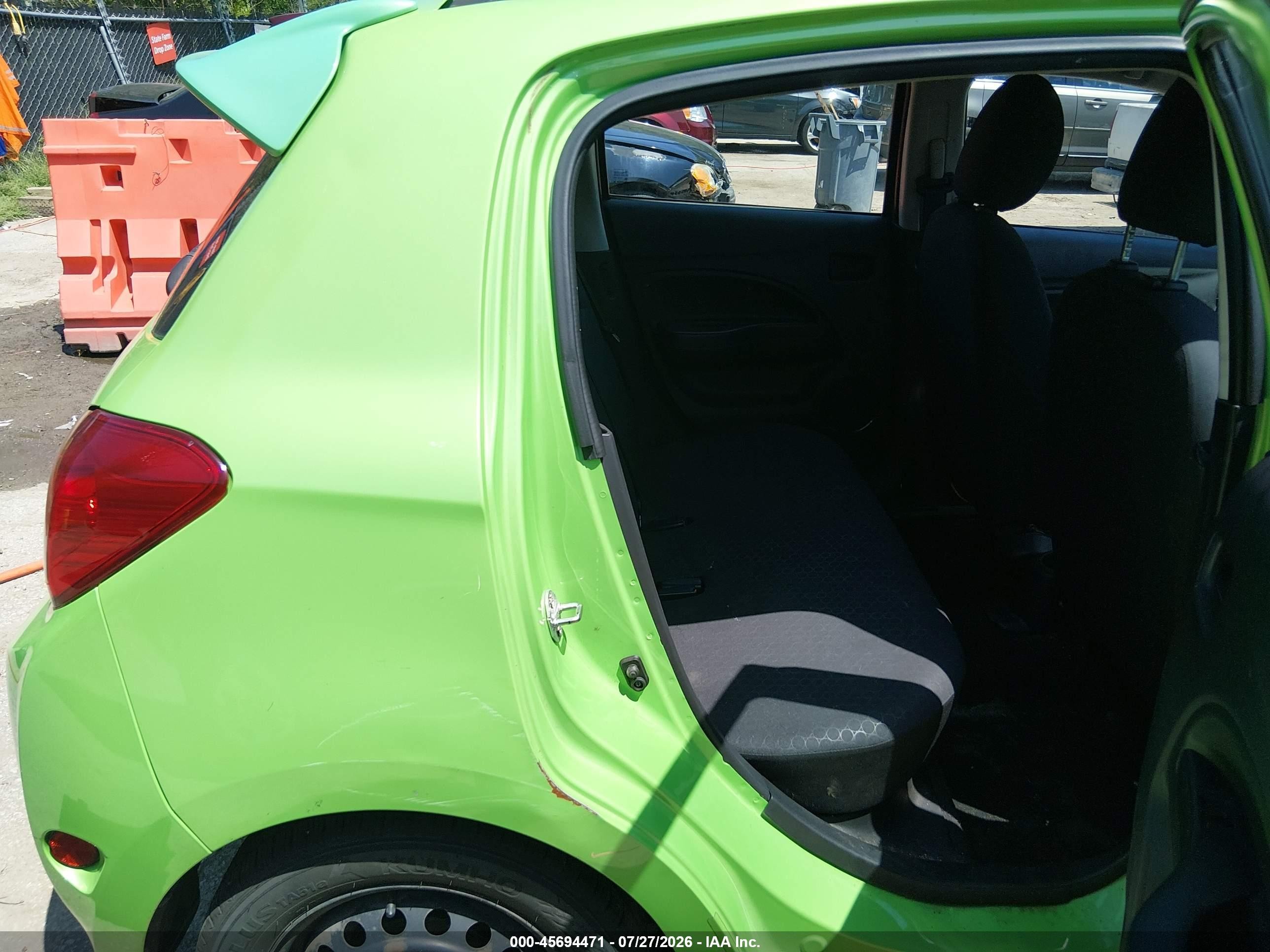 2015 Mitsubishi Mirage De Green vin: ML32A3HJ3FH008983