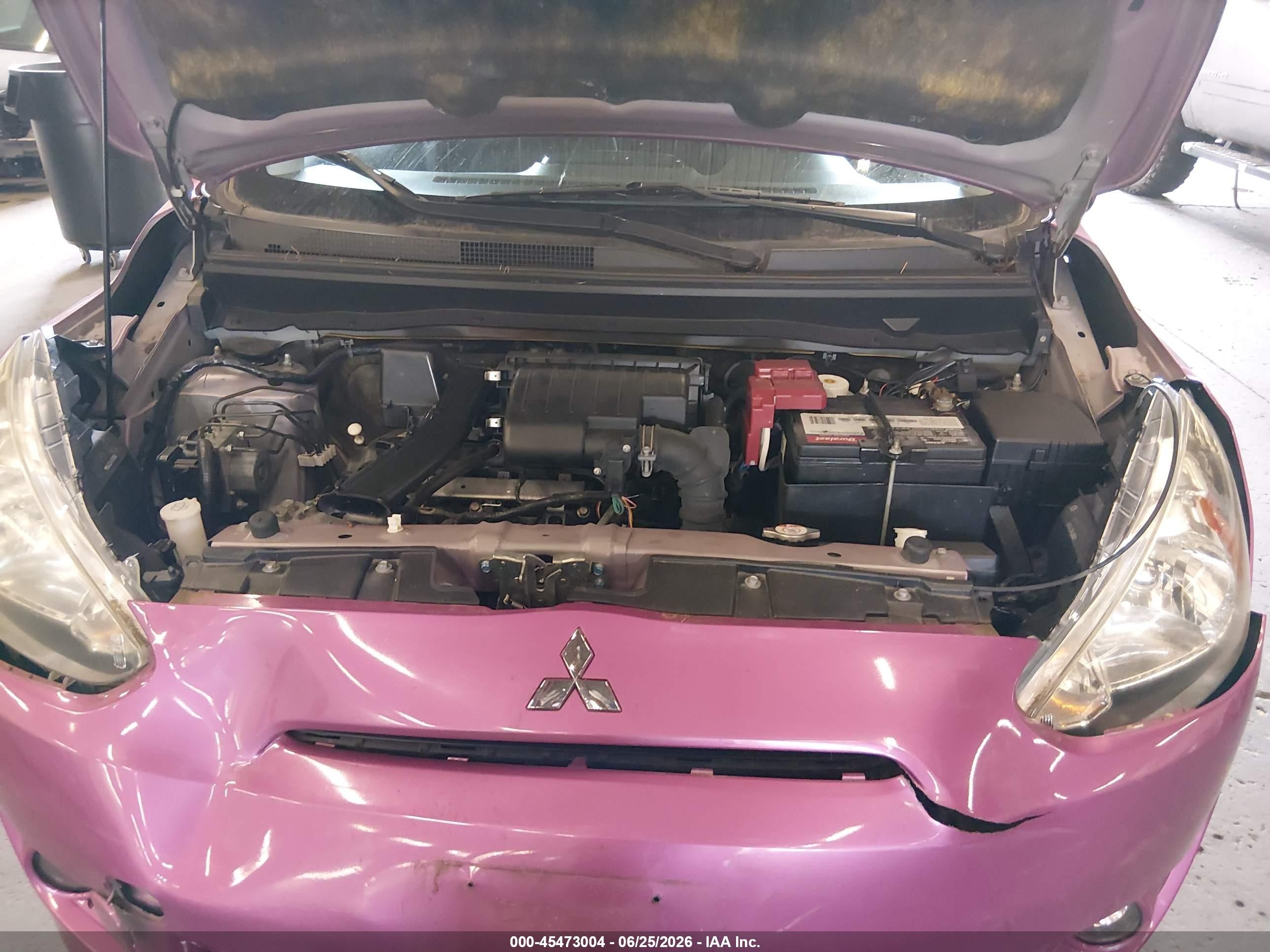 2015 Mitsubishi Mirage De Pink vin: ML32A3HJ3FH035505