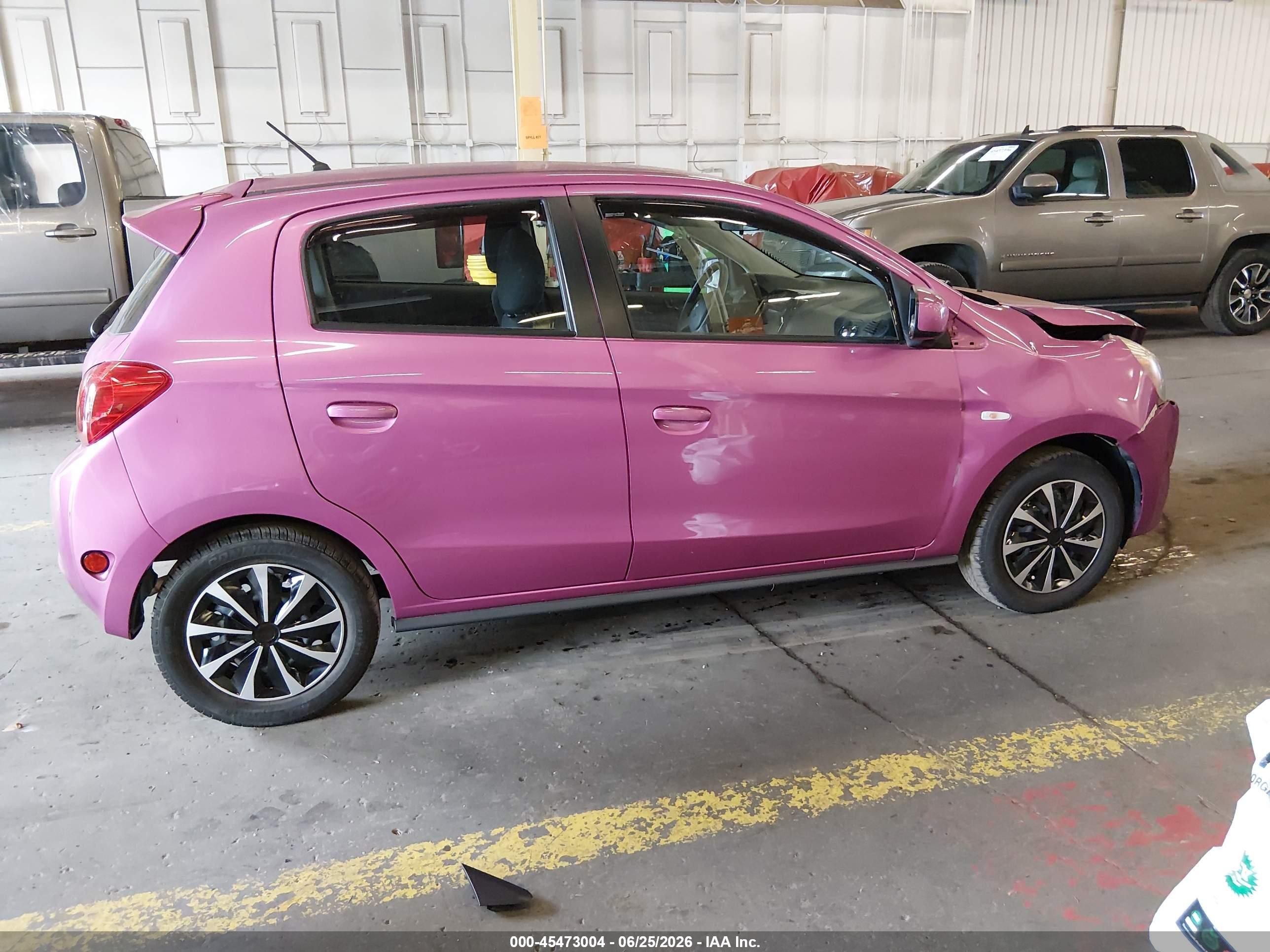 2015 Mitsubishi Mirage De Pink vin: ML32A3HJ3FH035505