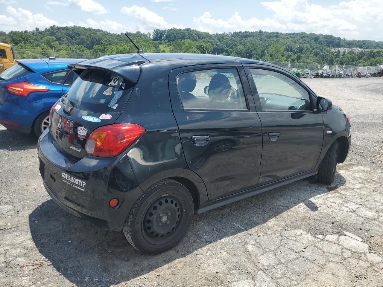 2015 Mitsubishi Mirage De Black vin: ML32A3HJ3FH046620