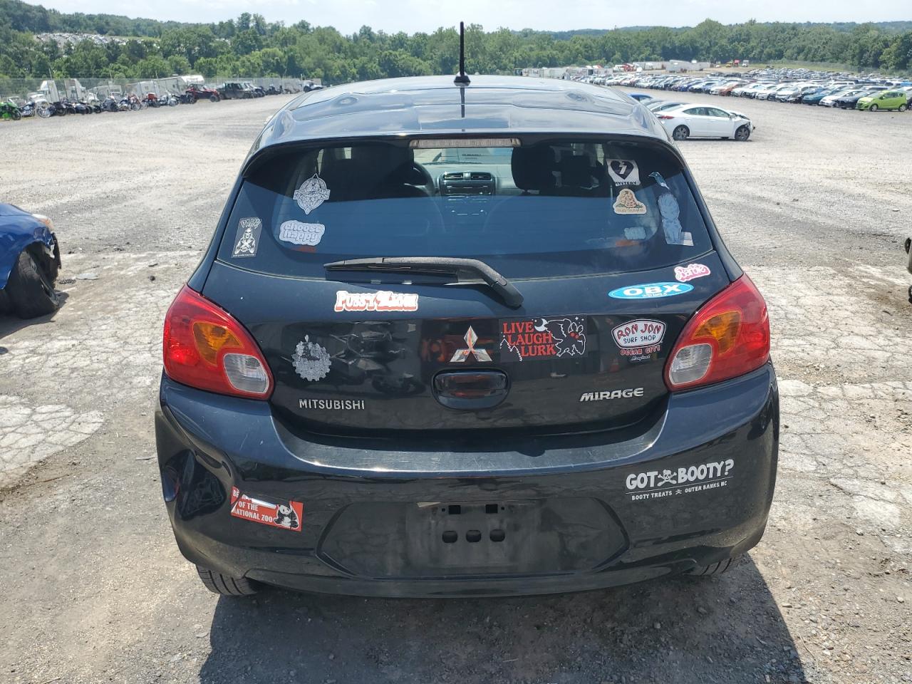 2015 Mitsubishi Mirage De Black vin: ML32A3HJ3FH046620