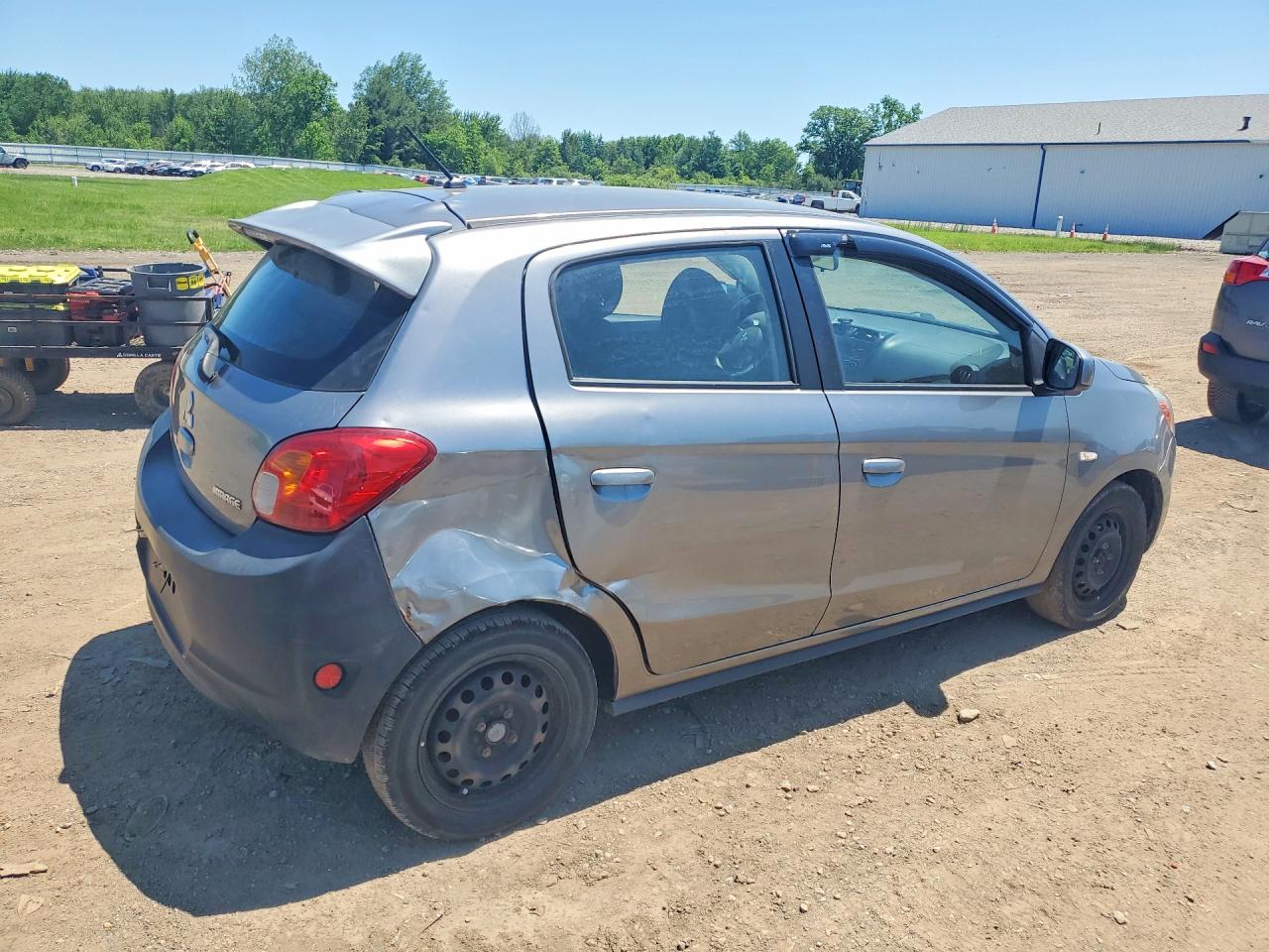 2015 Mitsubishi Mirage De Gray vin: ML32A3HJ3FH057567