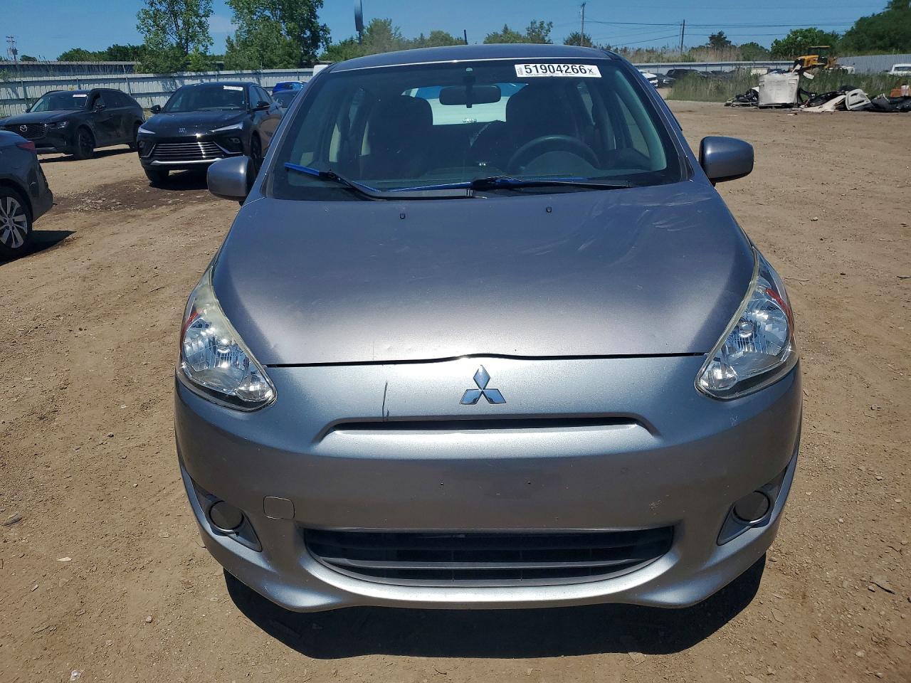 2015 Mitsubishi Mirage De Gray vin: ML32A3HJ3FH057567