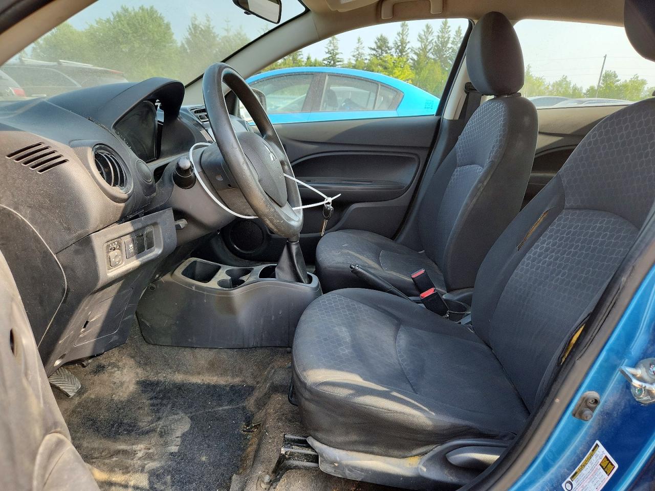 2014 Mitsubishi Mirage De Blue vin: ML32A3HJ4EH001636