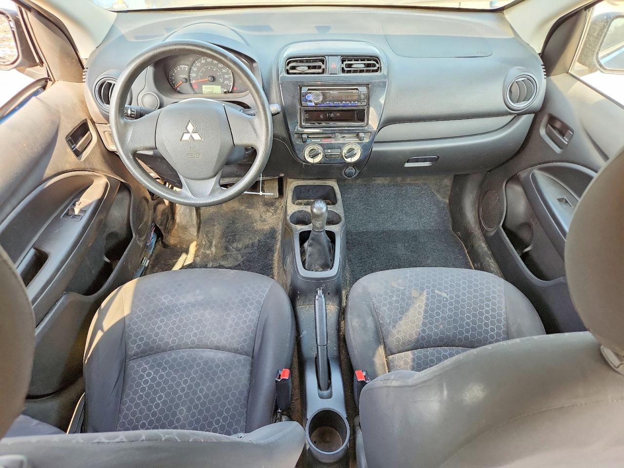 2014 Mitsubishi Mirage De Blue vin: ML32A3HJ4EH001636