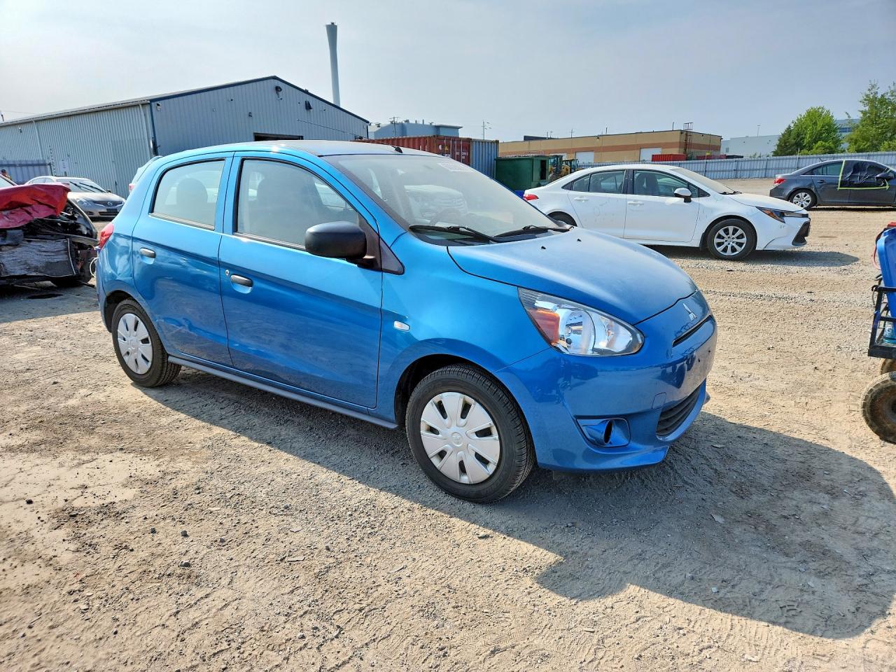 2014 Mitsubishi Mirage De Blue vin: ML32A3HJ4EH001636