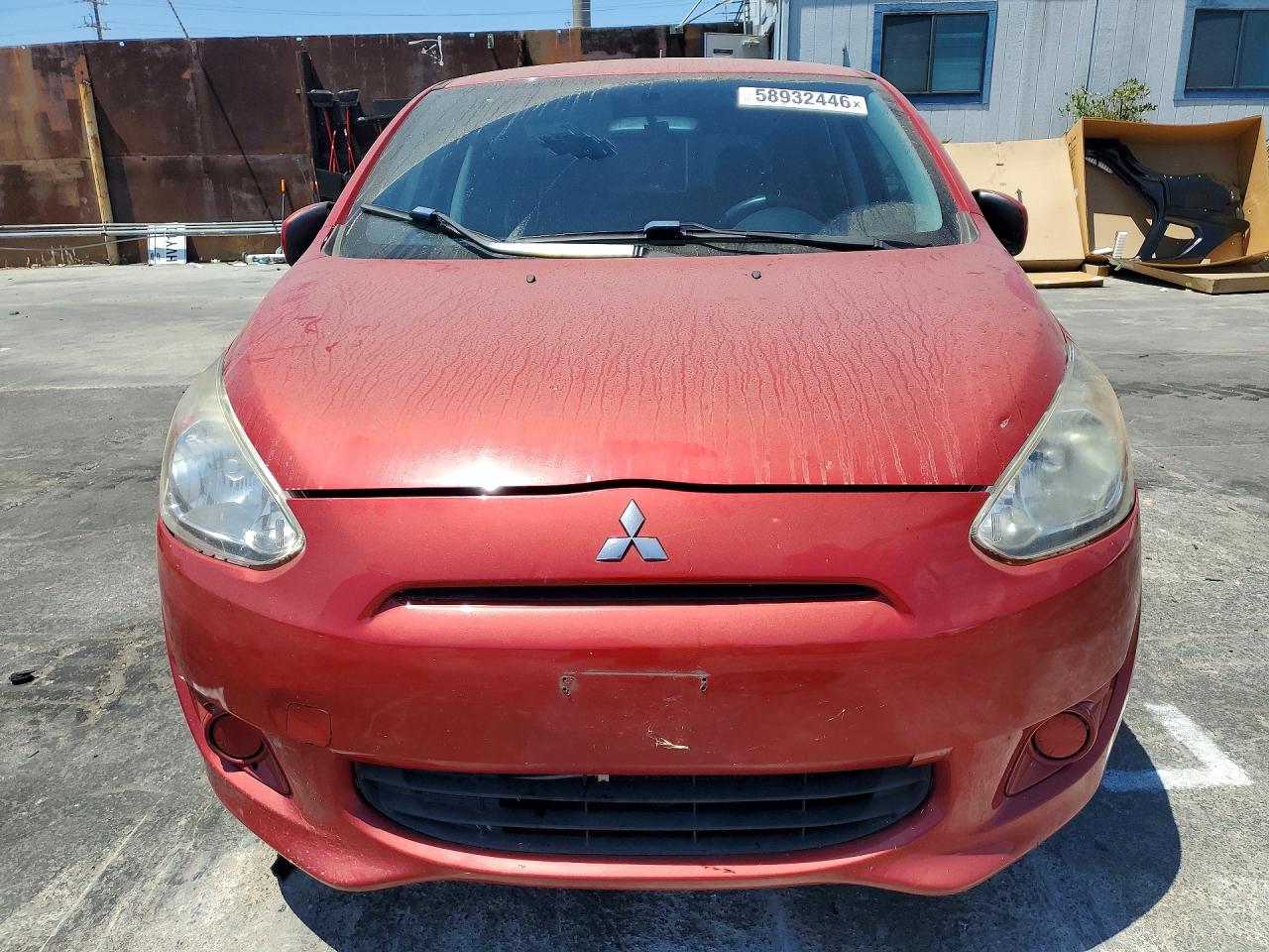 2015 Mitsubishi Mirage De Red vin: ML32A3HJ4FH032323