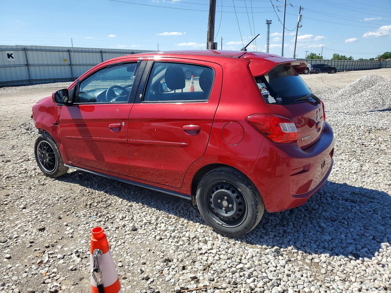 2019 Mitsubishi Mirage Es Красный vin: ML32A3HJ4KH010218