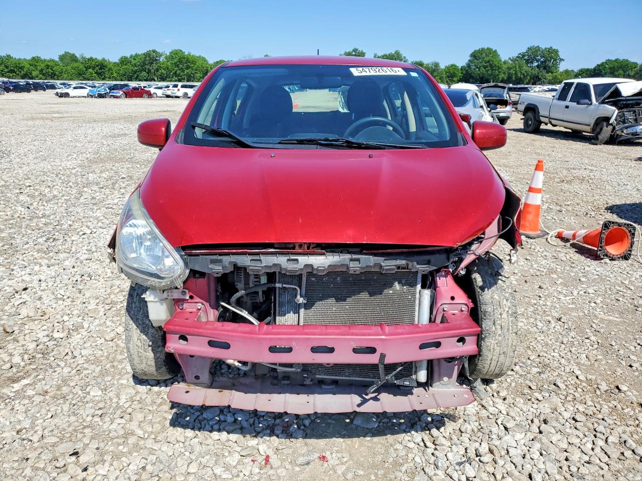 2019 Mitsubishi Mirage Es Красный vin: ML32A3HJ4KH010218