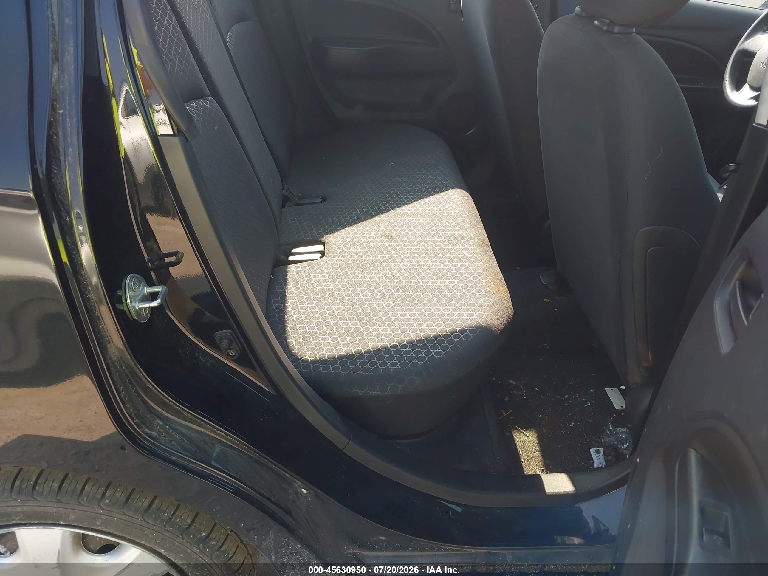 2014 Mitsubishi Mirage De Черный vin: ML32A3HJ5EH011835